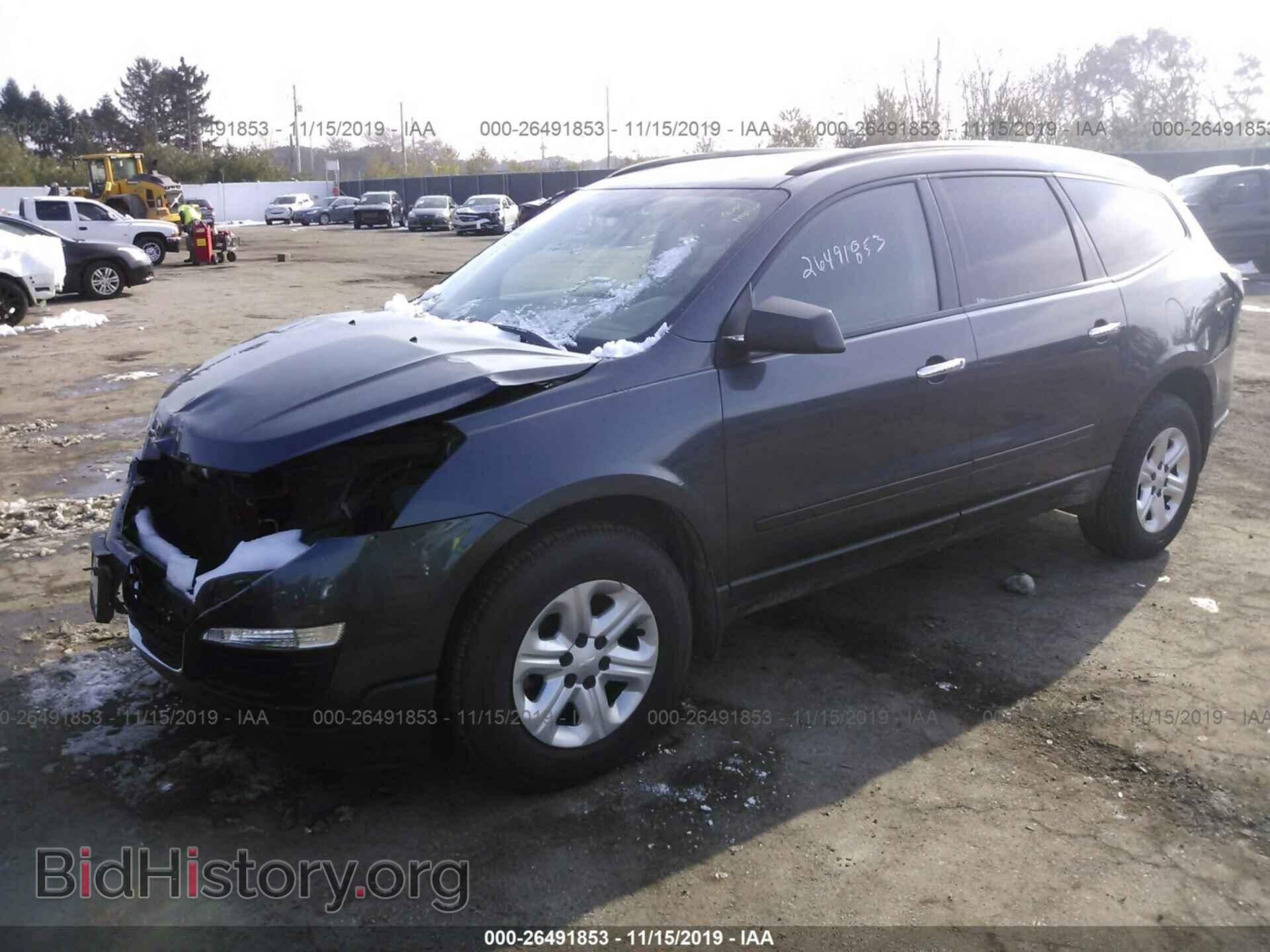 2013 CHEVROLET TRAVERSE - VIN: 1GNKRFED2DJ210359 - Фото 2