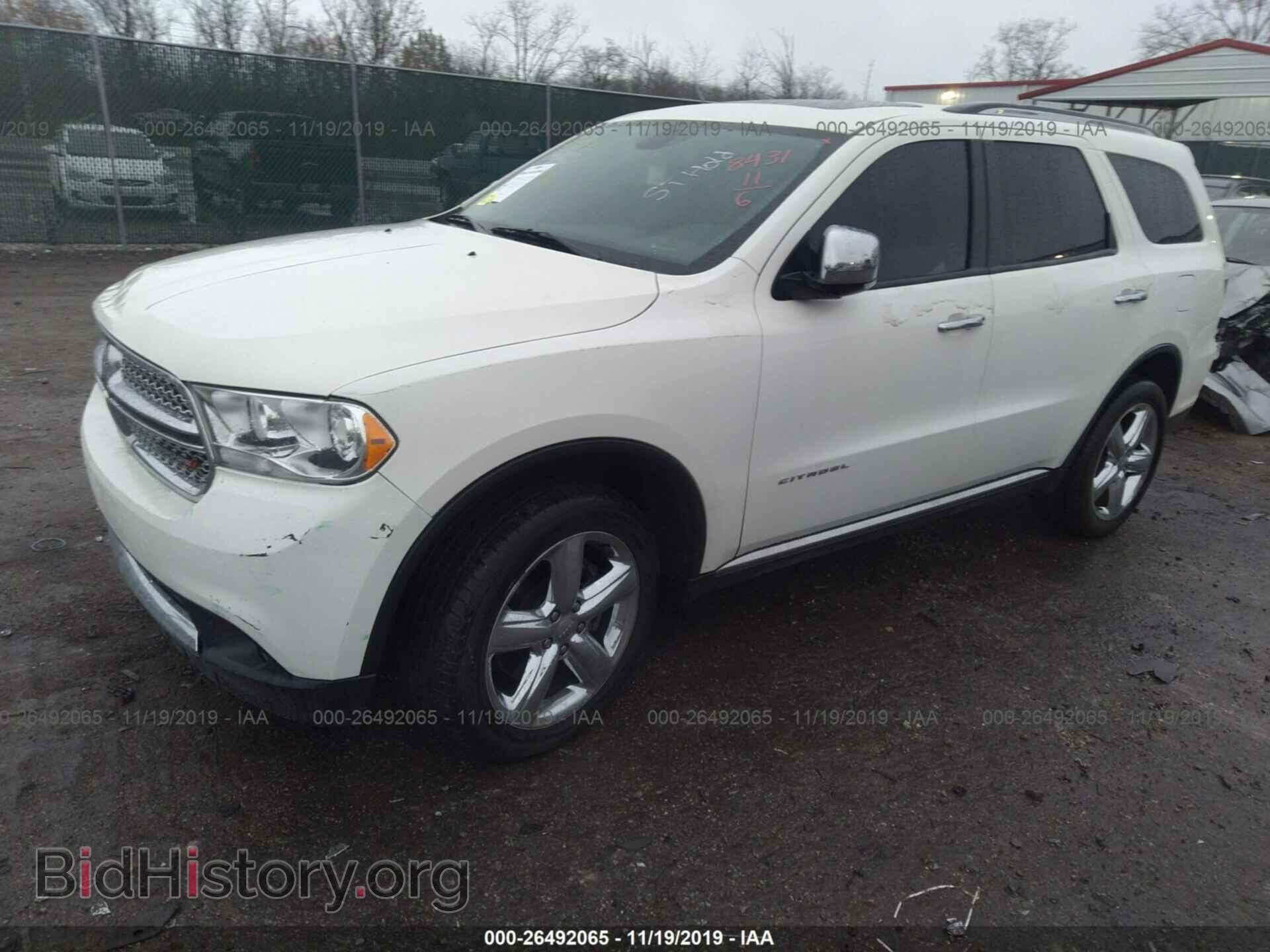 2012 DODGE DURANGO - VIN: 1C4RDHEG7CC278431 - Photo 2