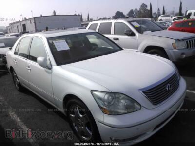 2005 Lexus LS 430, white — VIN JTHBN36F155014005, IAAI