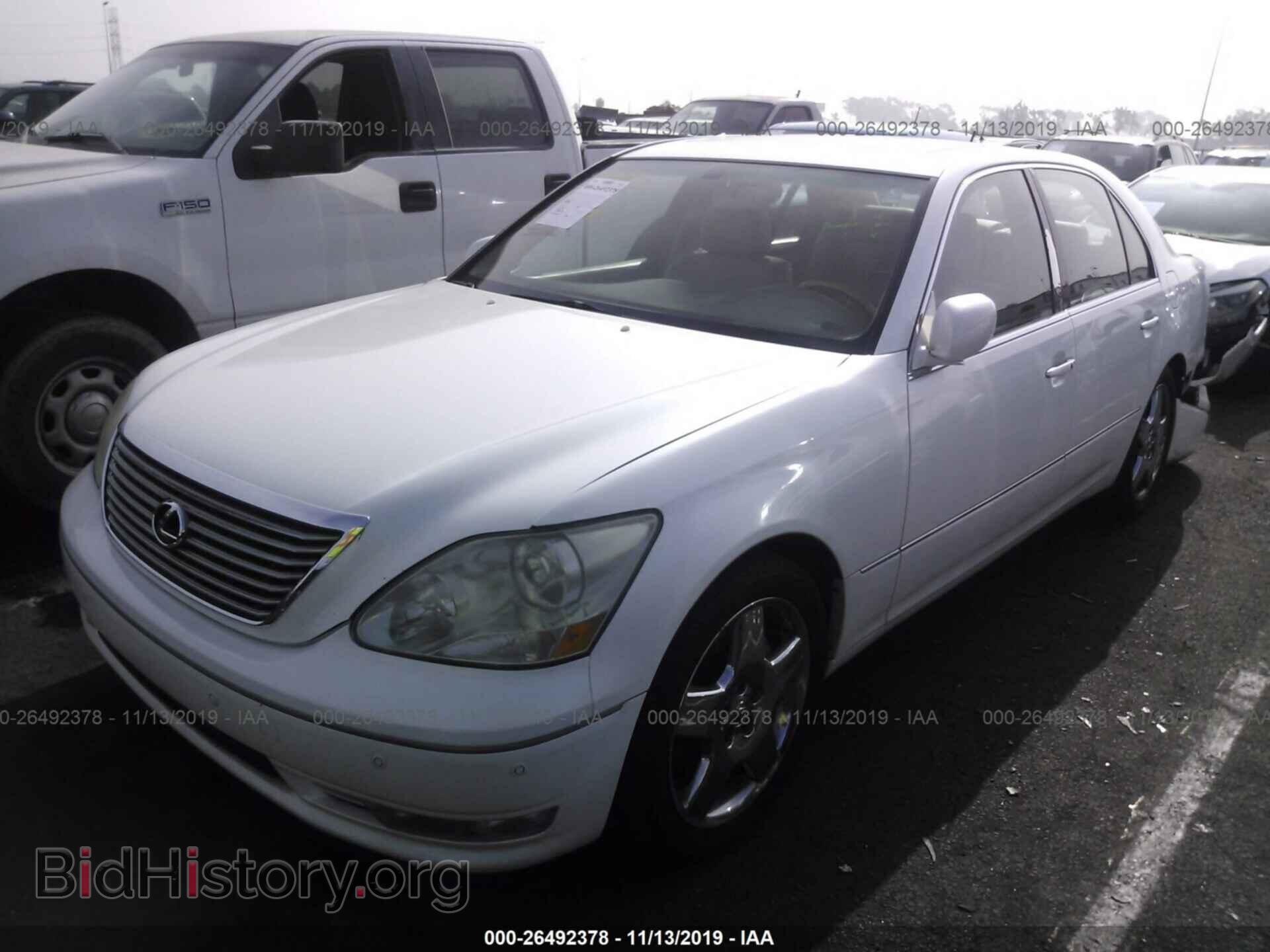 2005 LEXUS LS - VIN: JTHBN36F155014005 - Photo 2