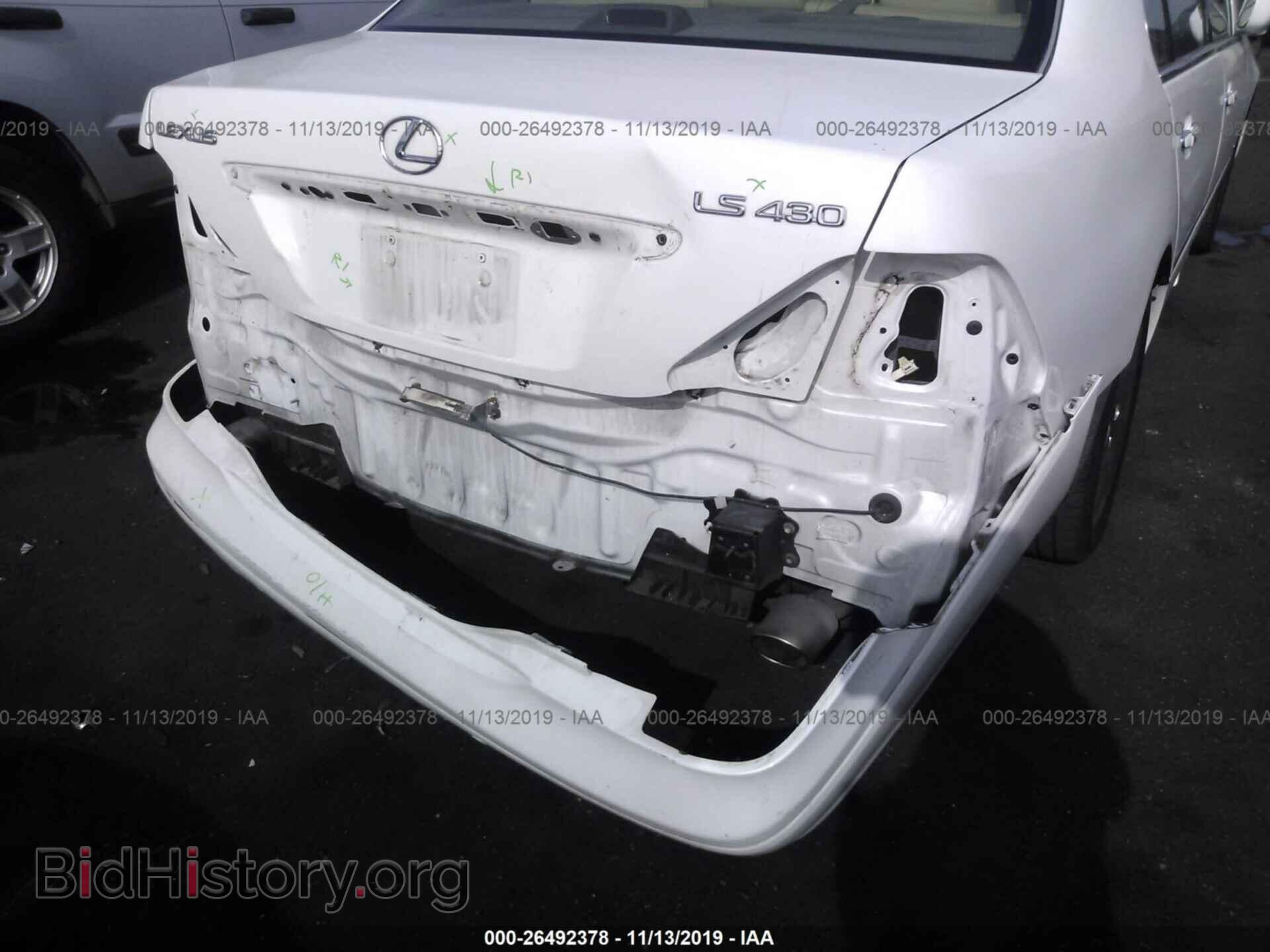 2005 LEXUS LS - VIN: JTHBN36F155014005 - Photo 6