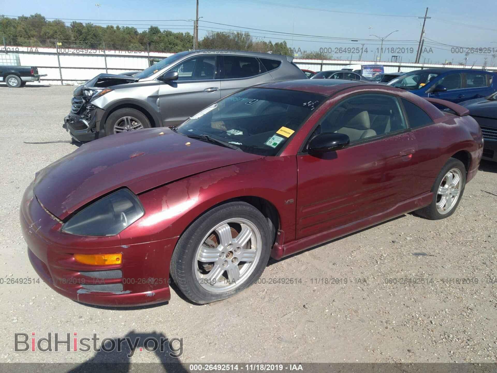 2001 MITSUBISHI ECLIPSE - VIN: 4A3AC54HX1E036014 - Photo 2