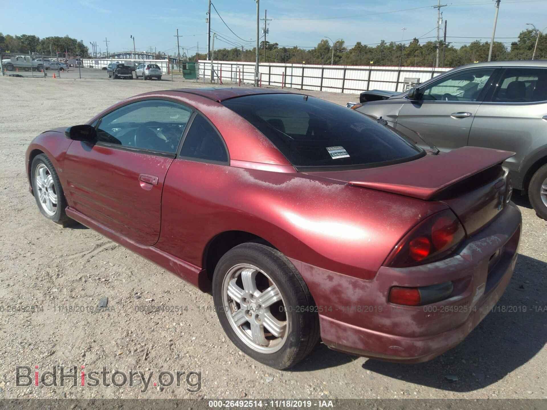 2001 MITSUBISHI ECLIPSE - VIN: 4A3AC54HX1E036014 - Photo 3