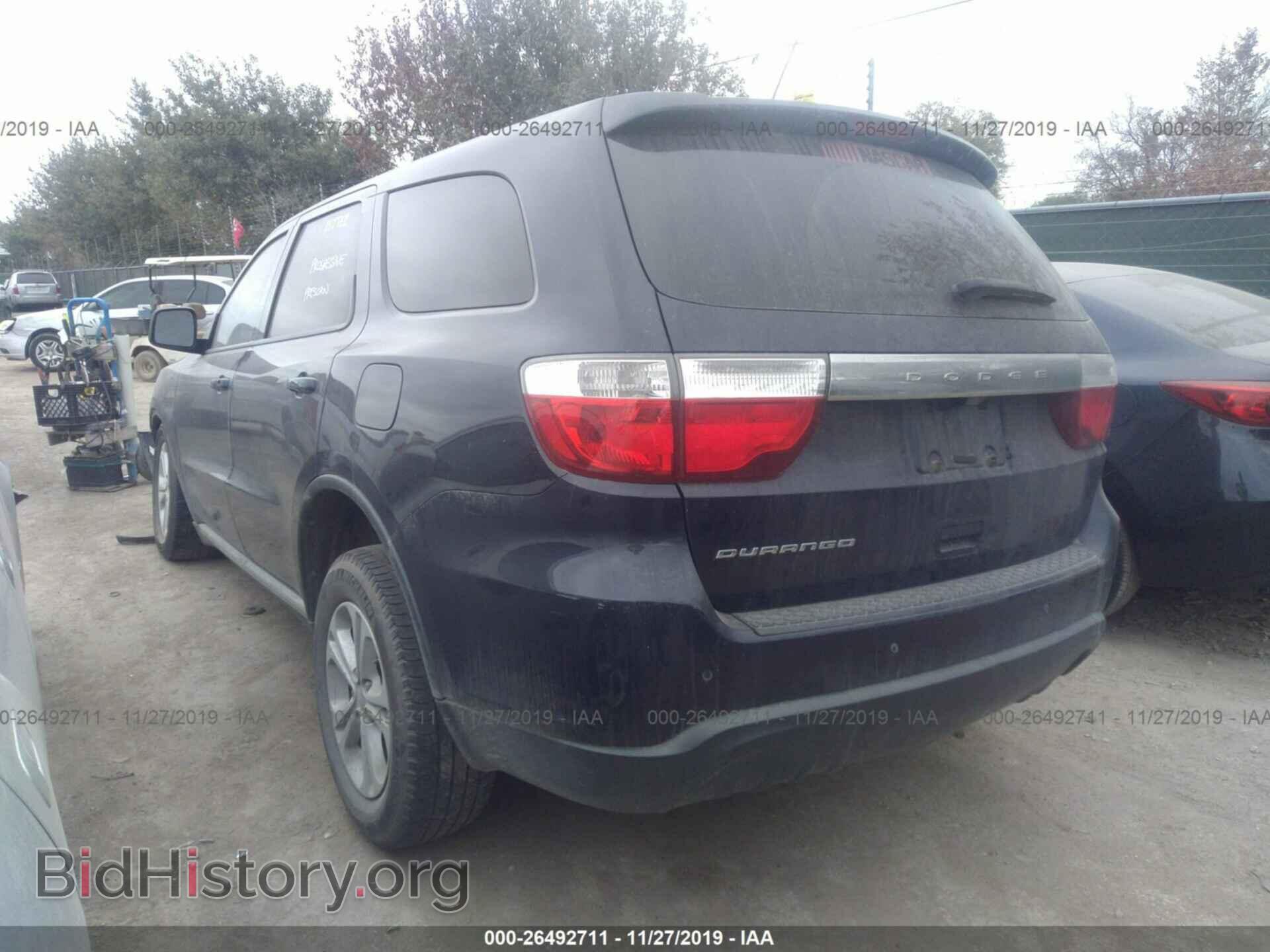 2012 DODGE DURANGO - VIN: 1C4RDHAGXCC301318 - Фото 3
