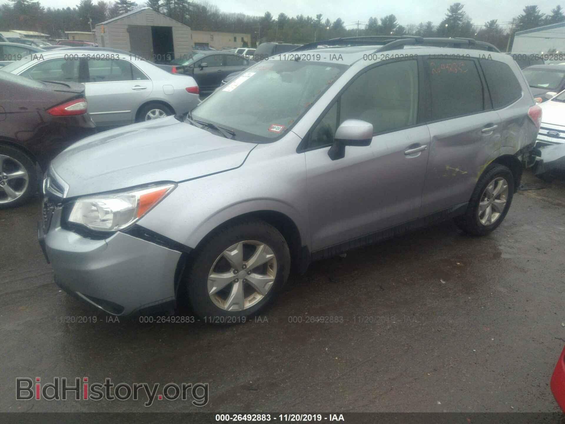 2015 SUBARU FORESTER - VIN: JF2SJADC1FG457630 - Фото 2