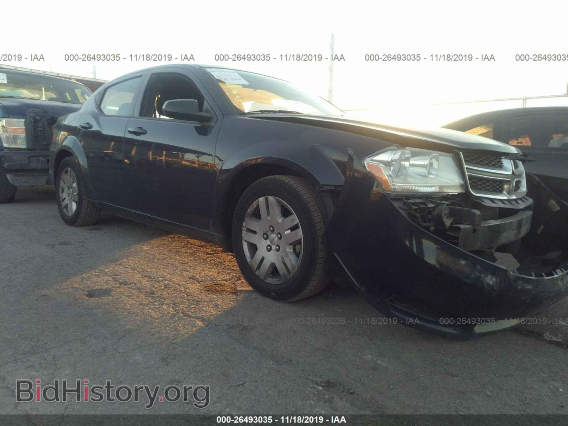 Photo 1C3CDZAB4EN169295 - DODGE AVENGER 2014