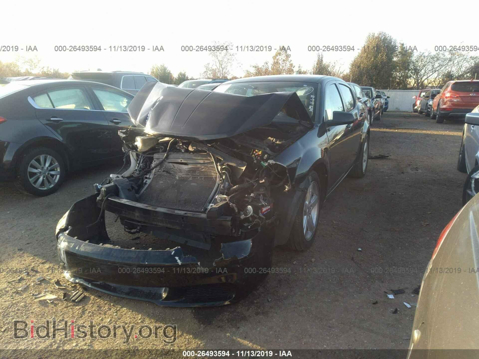 2013 DODGE AVENGER - VIN: 1C3CDZAB8DN551795 - Фото 2