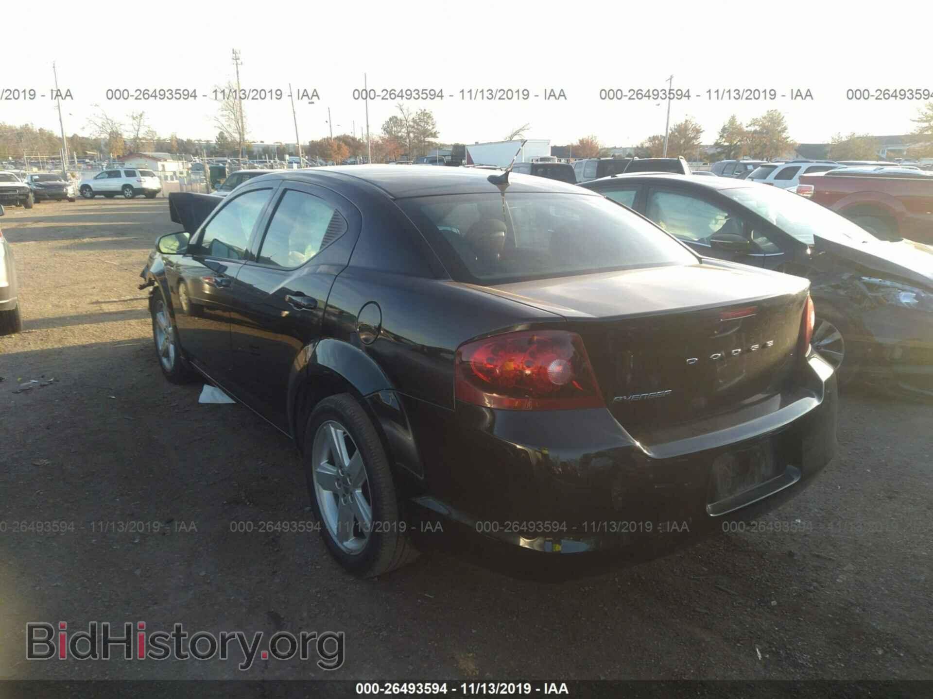 2013 DODGE AVENGER - VIN: 1C3CDZAB8DN551795 - Фото 3