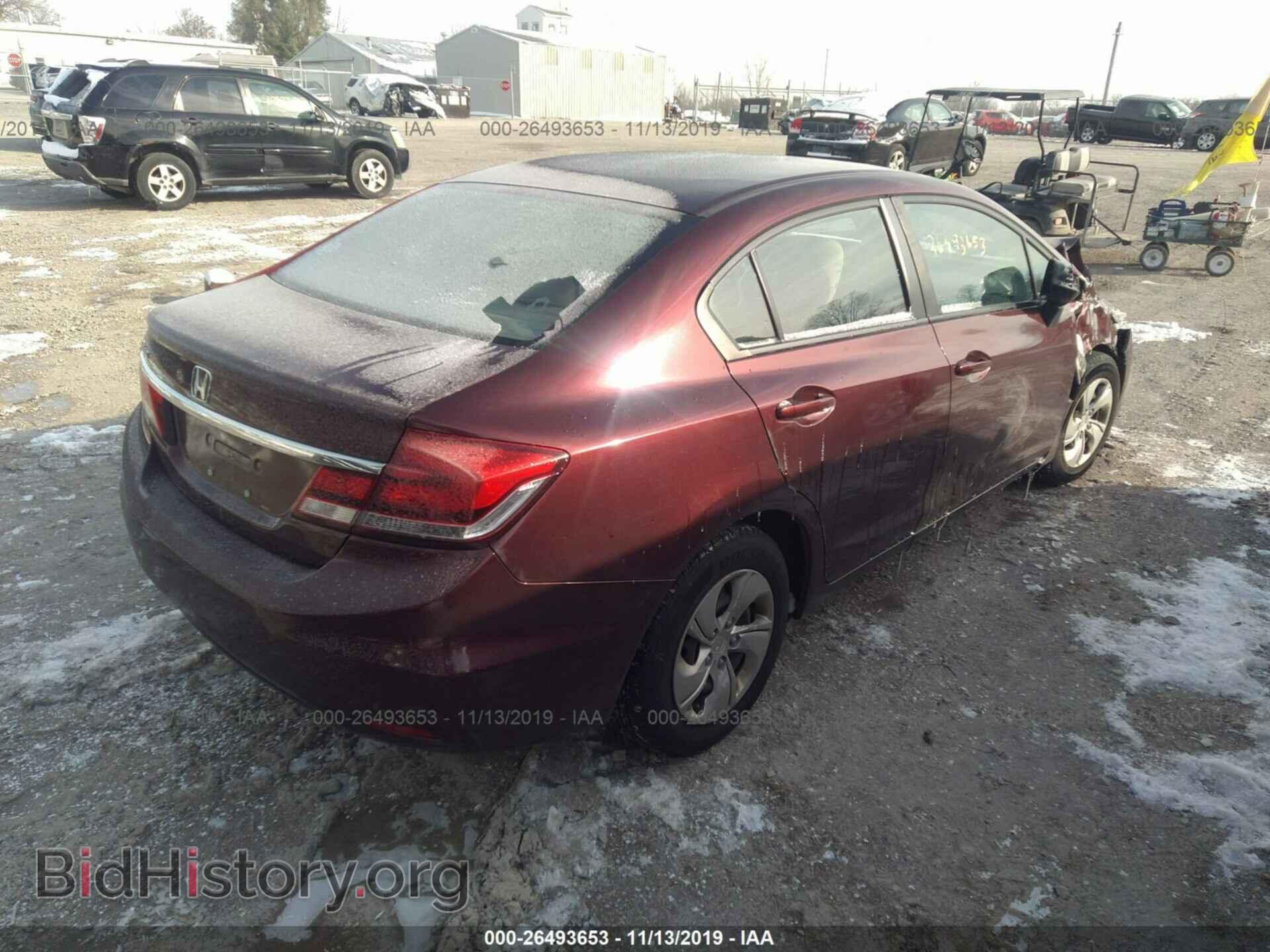 2013 HONDA CIVIC - VIN: 19XFB2F56DE022679 - Фото 4