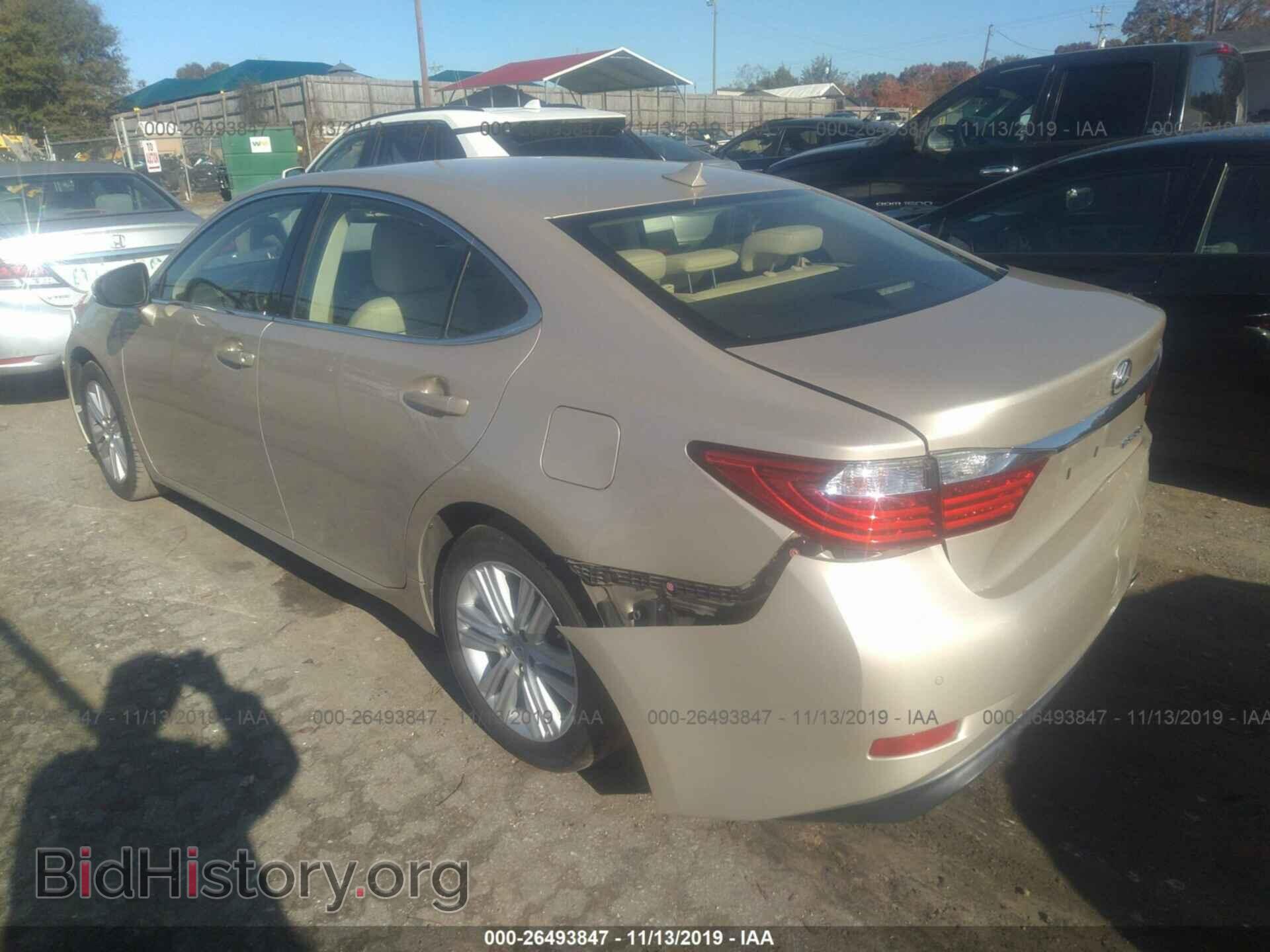 2013 LEXUS ES - VIN: JTHBK1GG8D2070608 - Photo 3