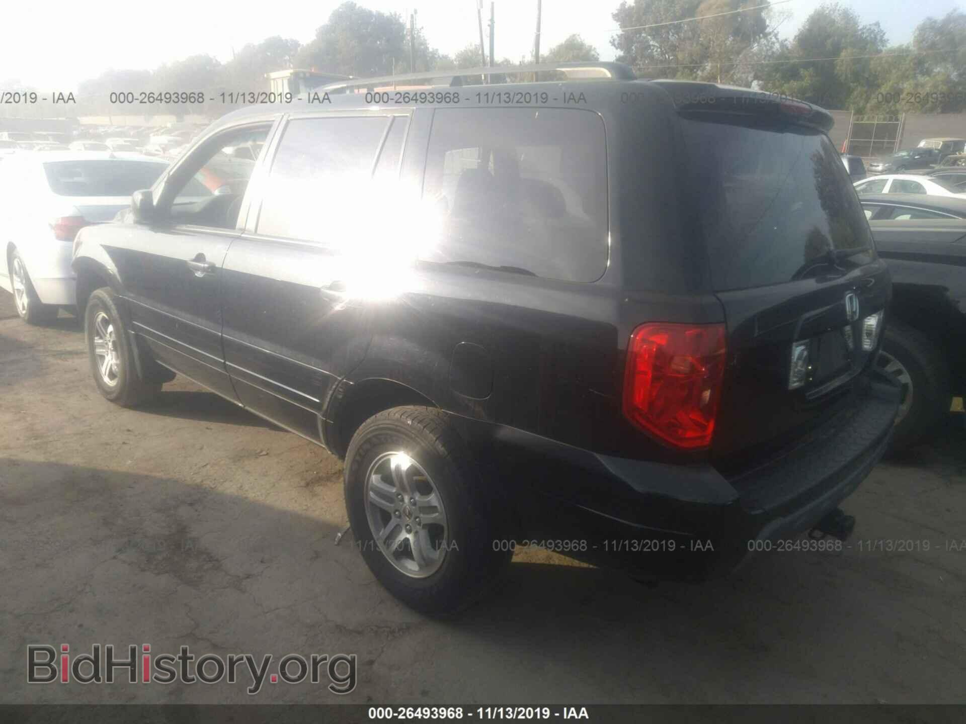 2005 HONDA PILOT - VIN: 2HKYF18495H551326 - Фото 3