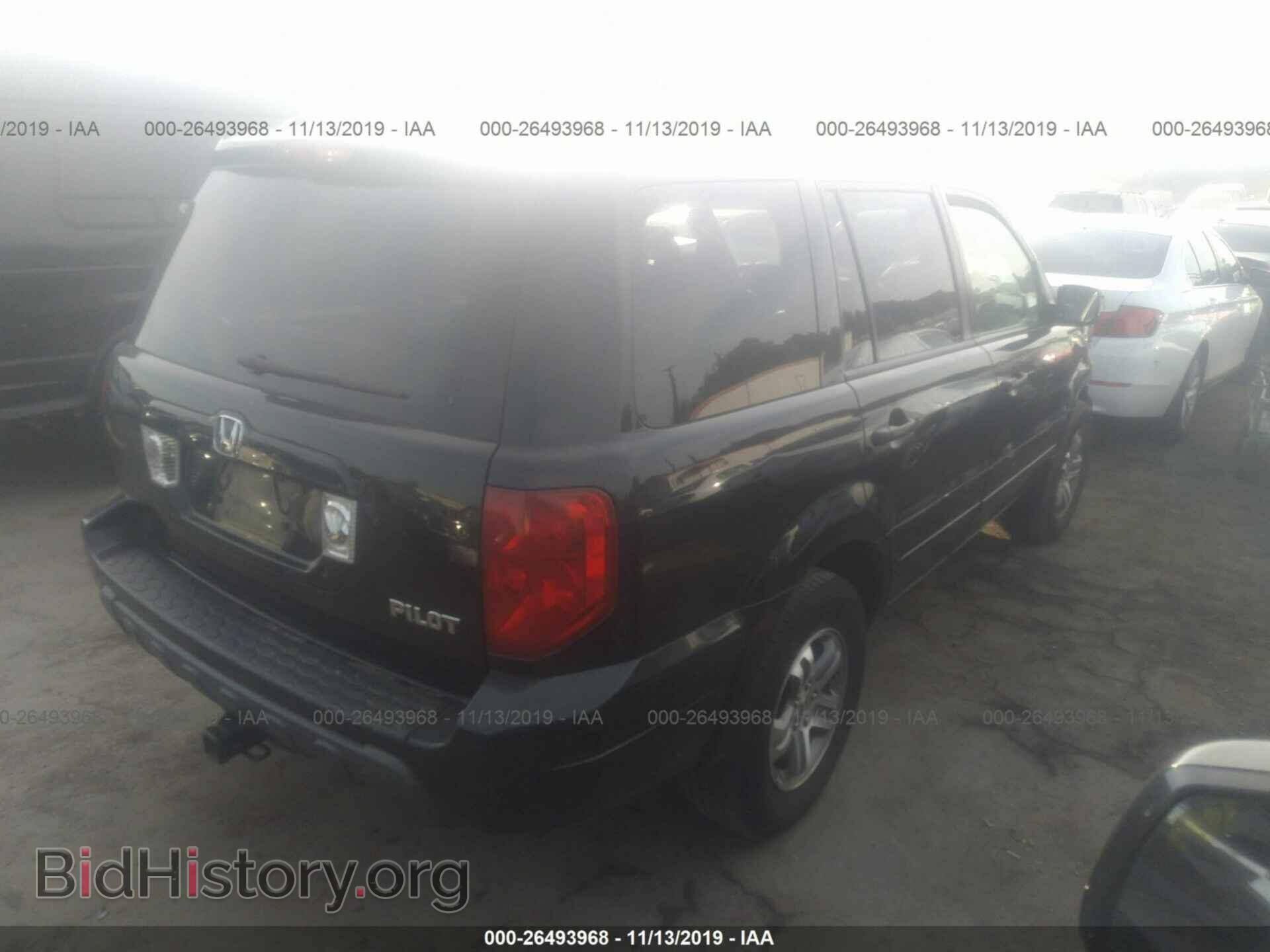 2005 HONDA PILOT - VIN: 2HKYF18495H551326 - Фото 4