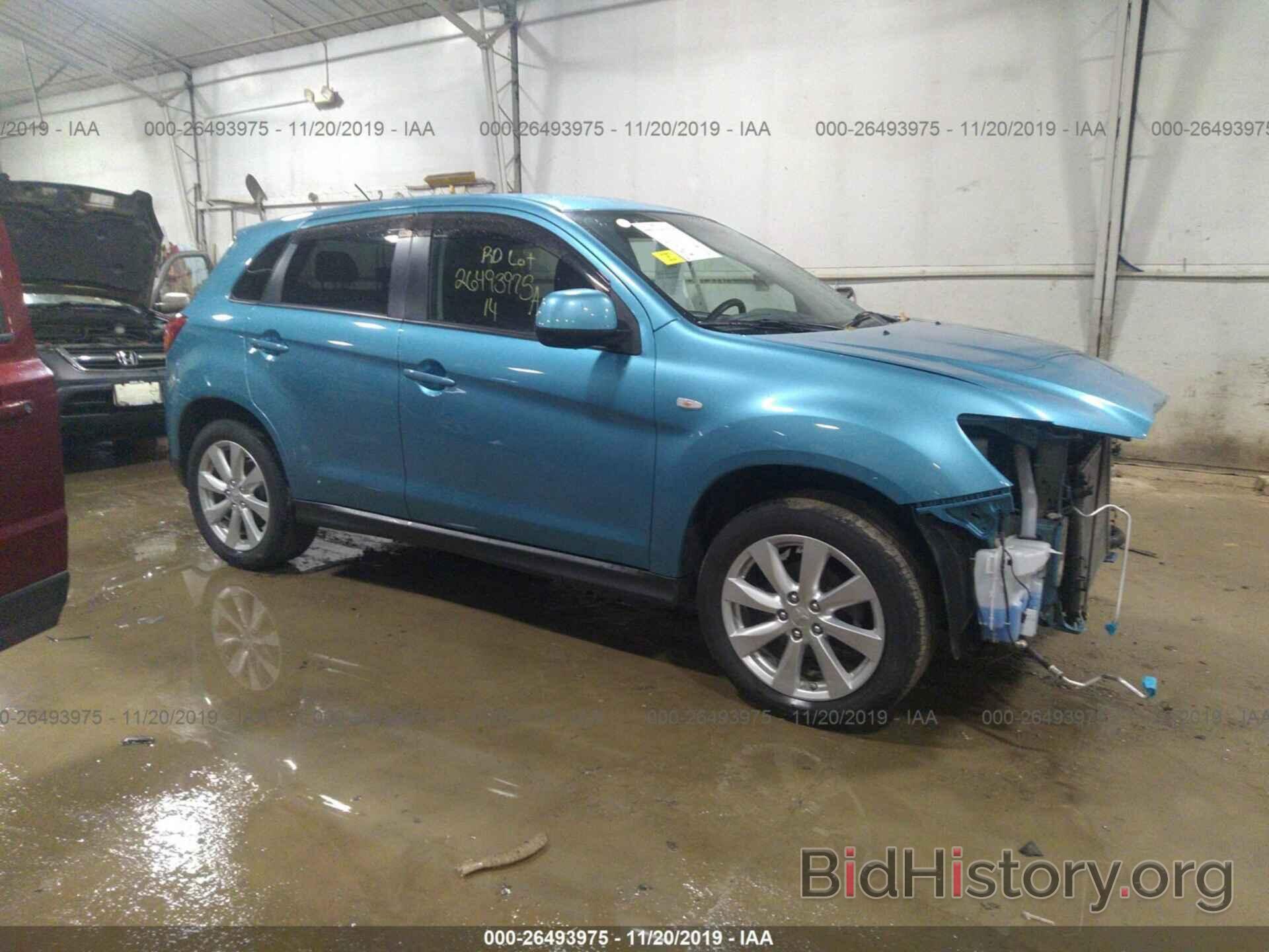 Photo 4A4AR3AU6EE022570 - MITSUBISHI OUTLANDER SPORT 2014