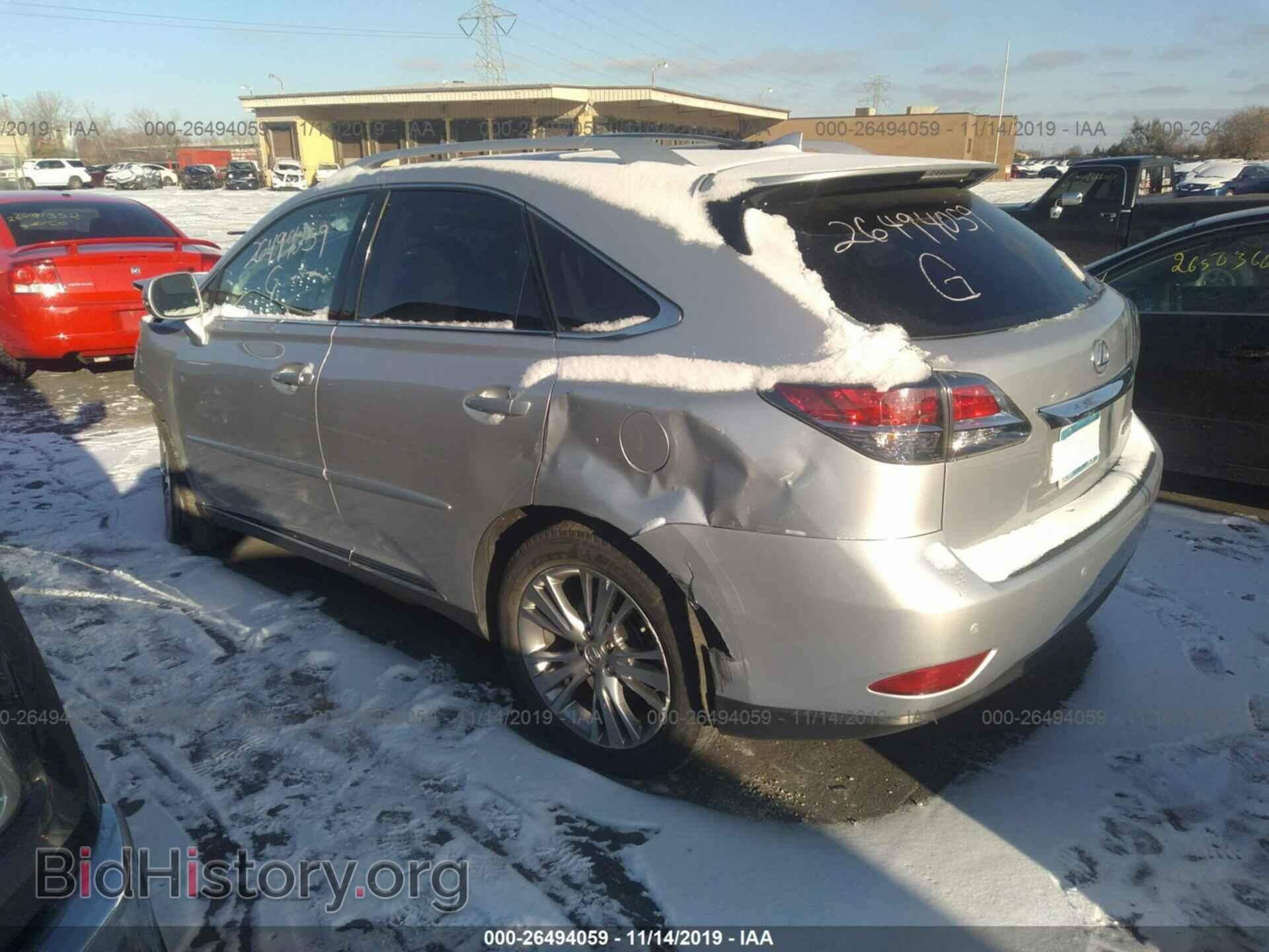 2014 LEXUS RX - VIN: 2T2ZK1BA2EC139245 - Фото 3