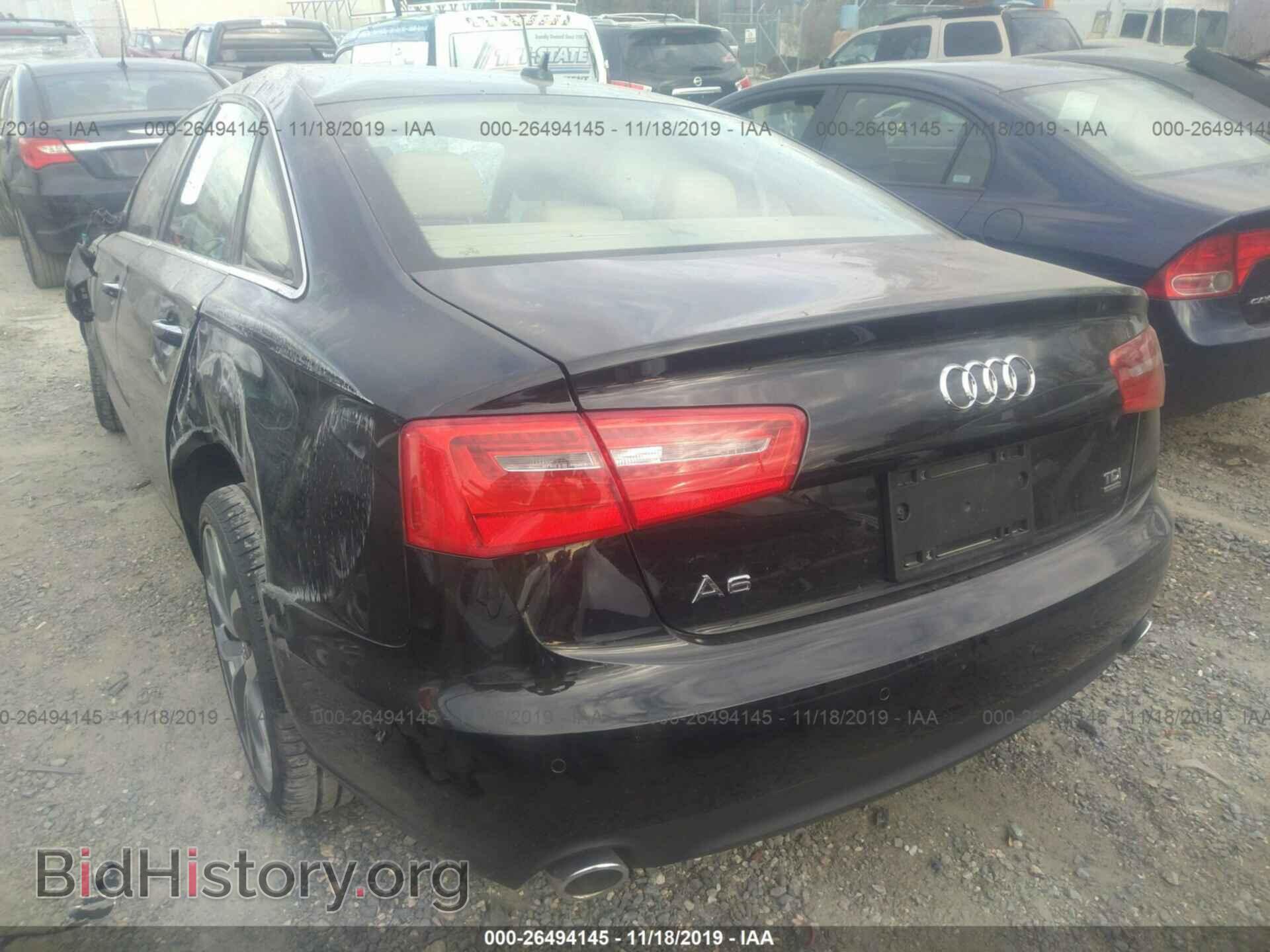 2014 AUDI A6 - VIN: WAUFMAFC1EN029374 - Фото 3