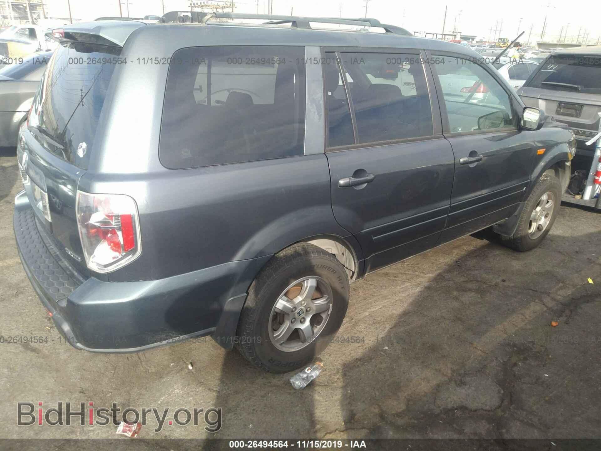 2006 HONDA PILOT - VIN: 2HKYF18736H541841 - Фото 4