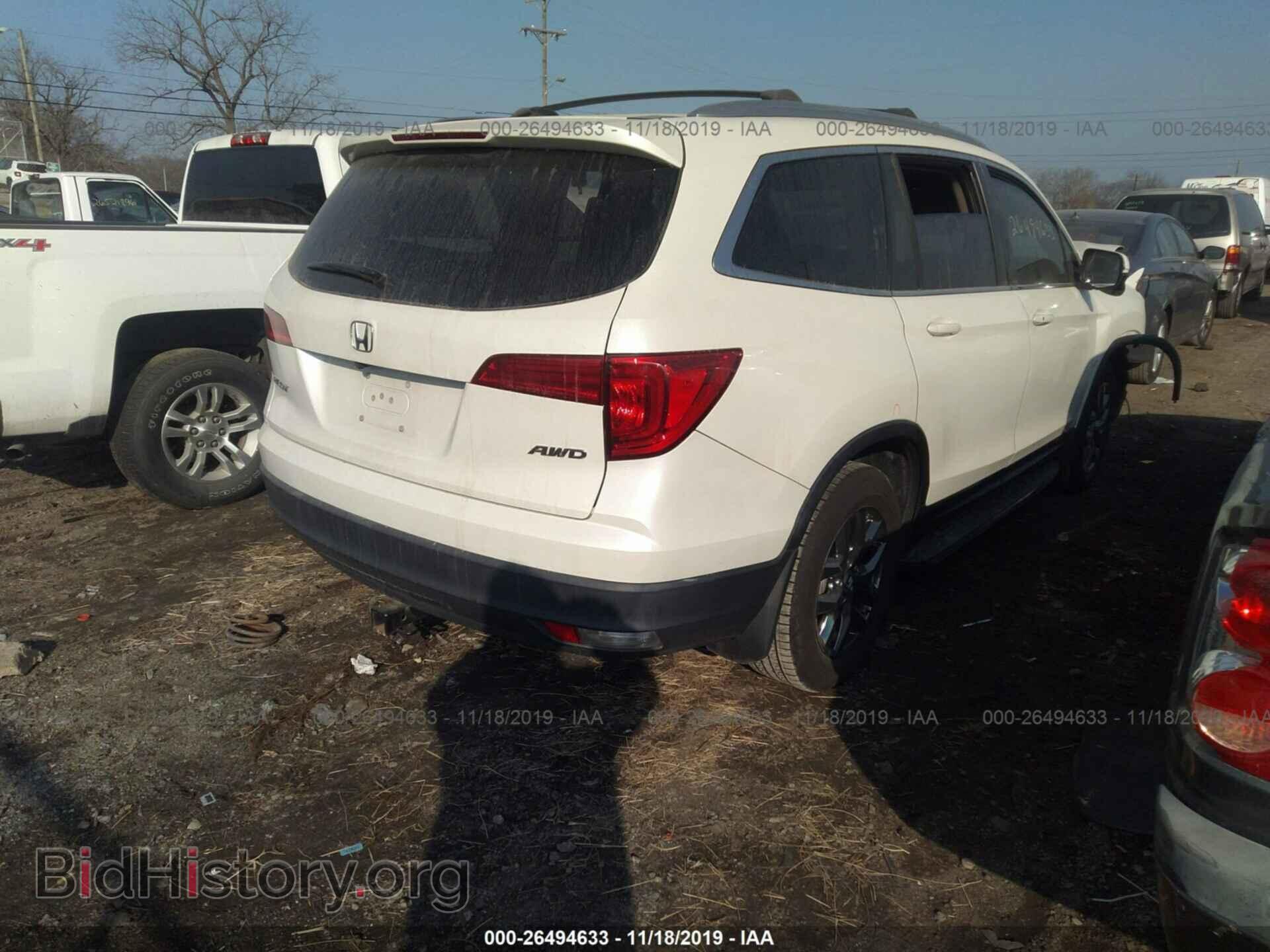2016 HONDA PILOT - VIN: 5FNYF6H57GB103674 - Фото 4