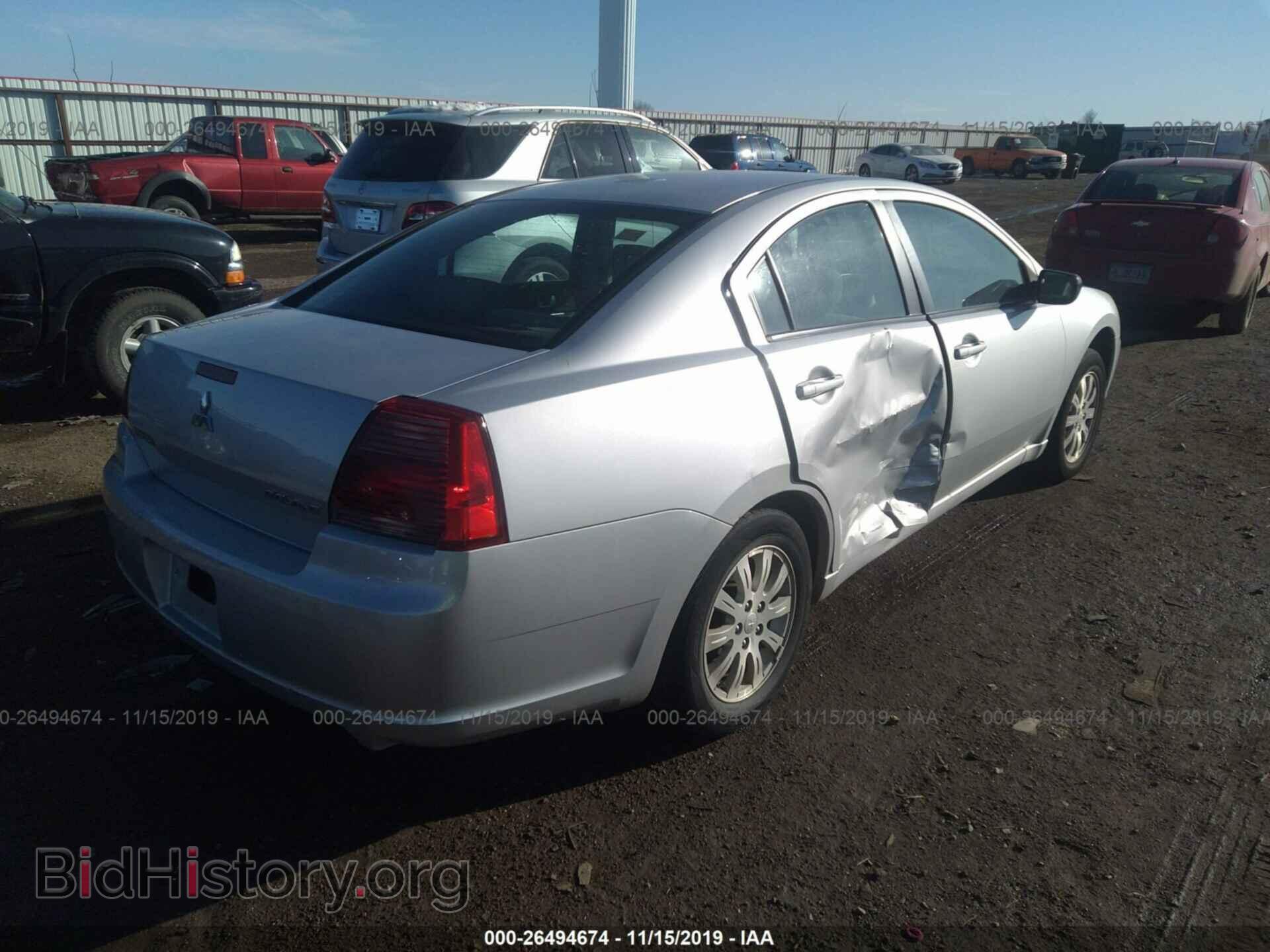 2008 MITSUBISHI GALANT - VIN: 4A3AB36F98E021078 - Фото 4