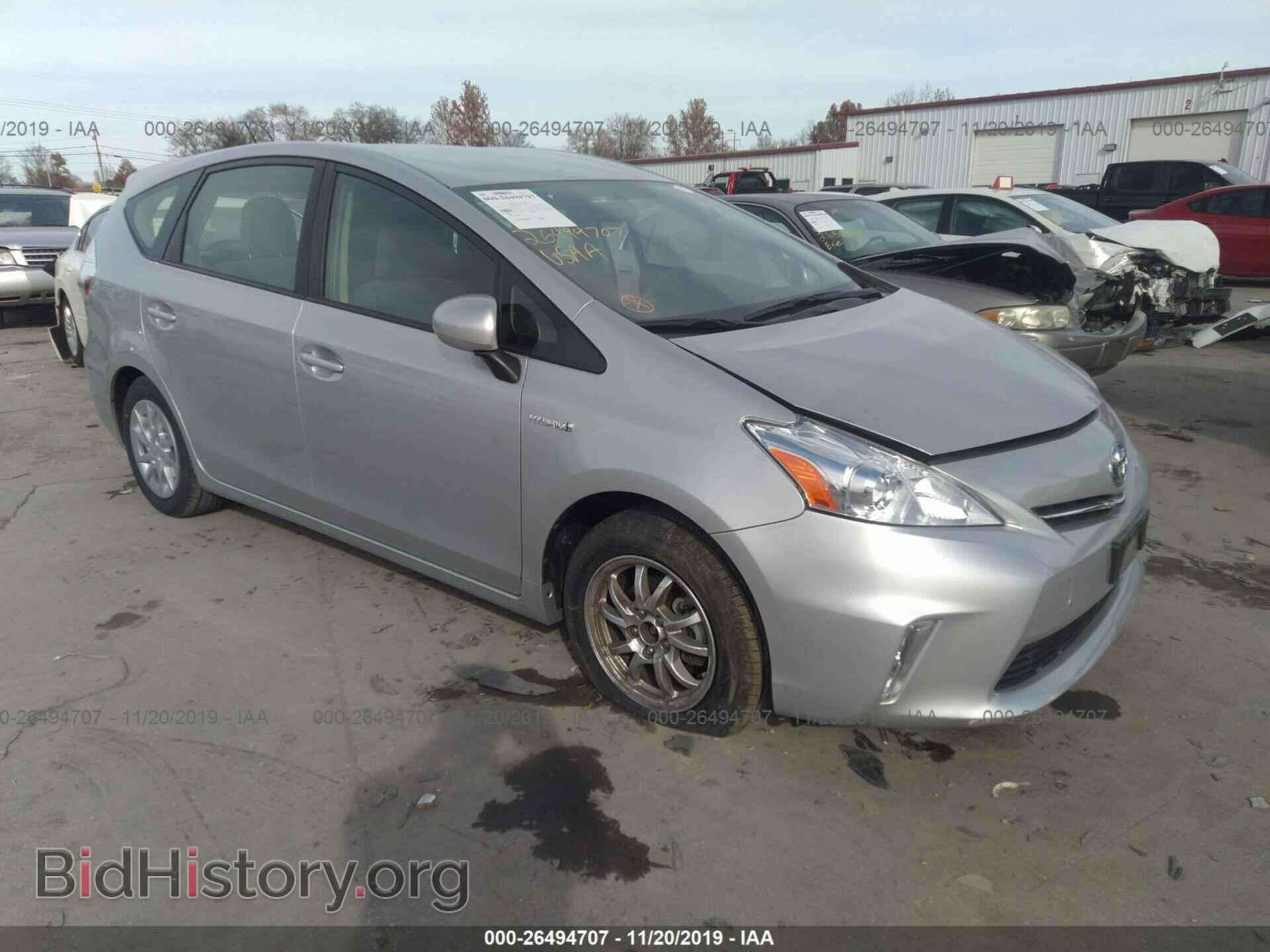 Фотография JTDZN3EU8EJ006894 - TOYOTA PRIUS V 2014