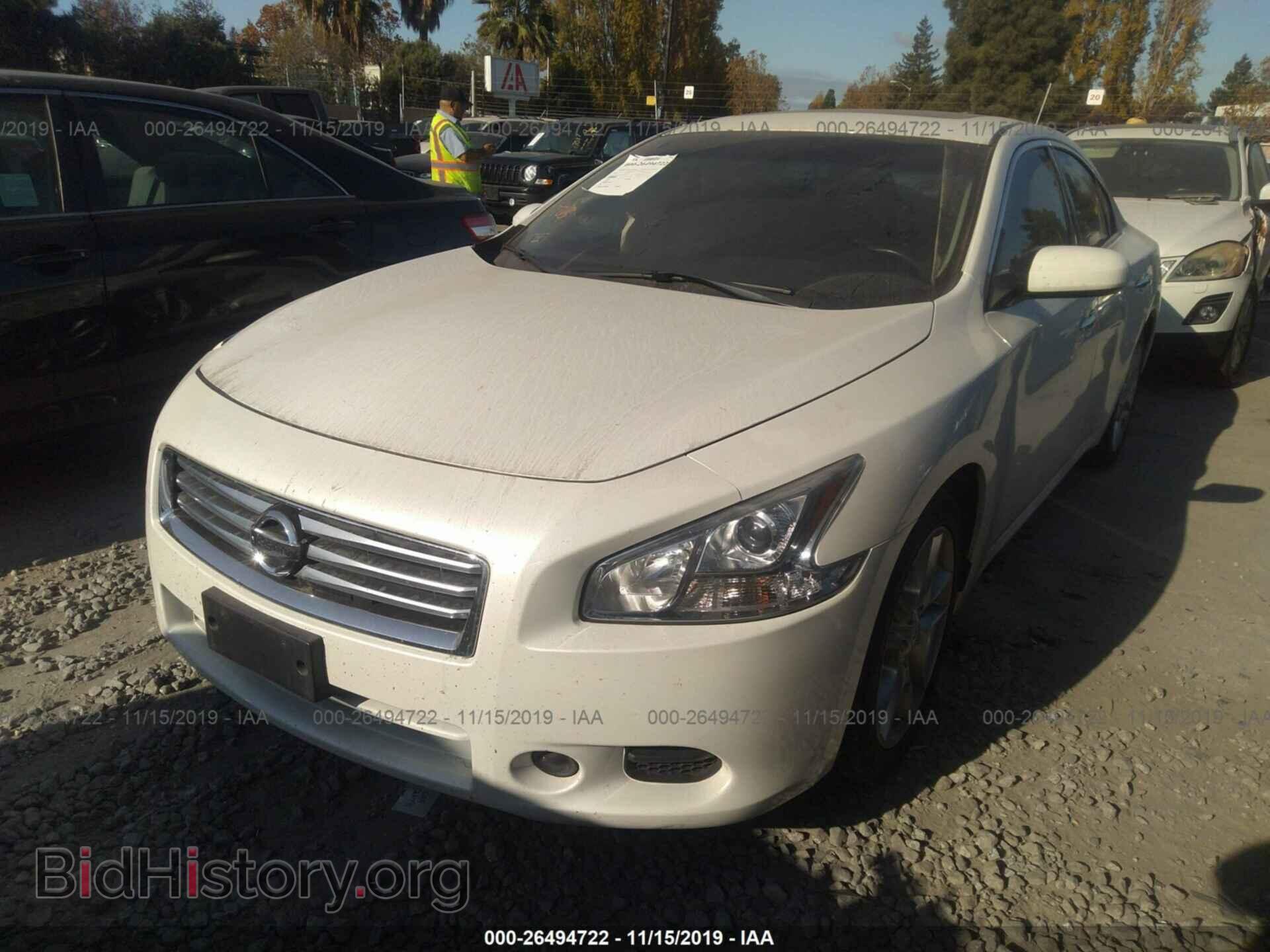 2014 NISSAN MAXIMA - VIN: 1N4AA5AP1EC457678 - Фото 2
