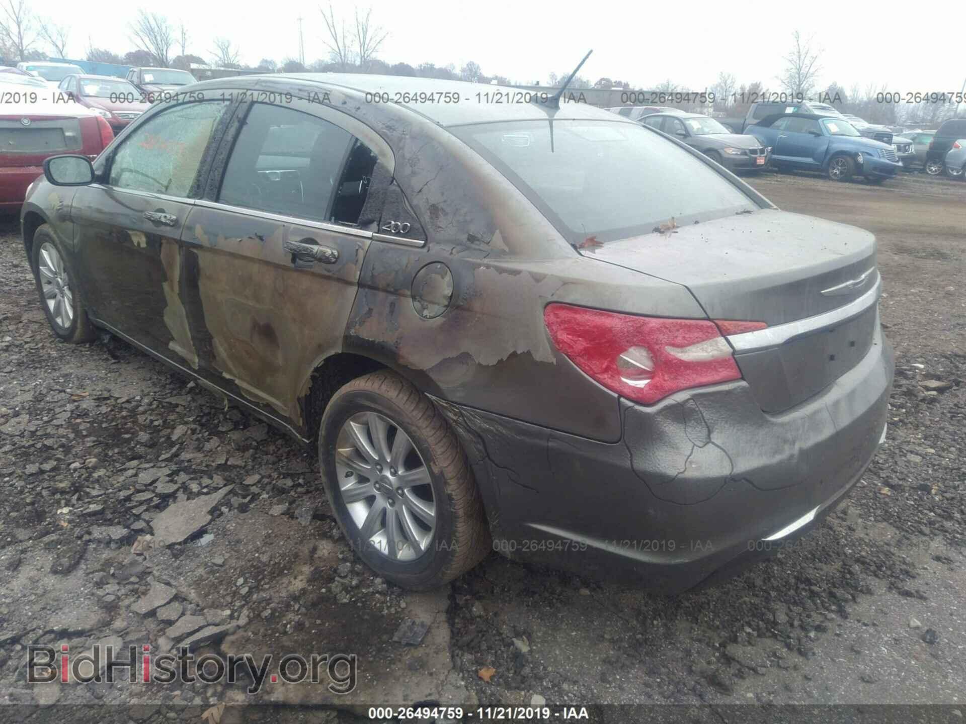 2012 Chrysler 200 - VIN: 1C3CCBBBXCN299023 - Фото 3