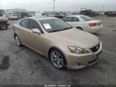 2007 Lexus IS 250, tan — VIN JTHBK262172029219, IAAI