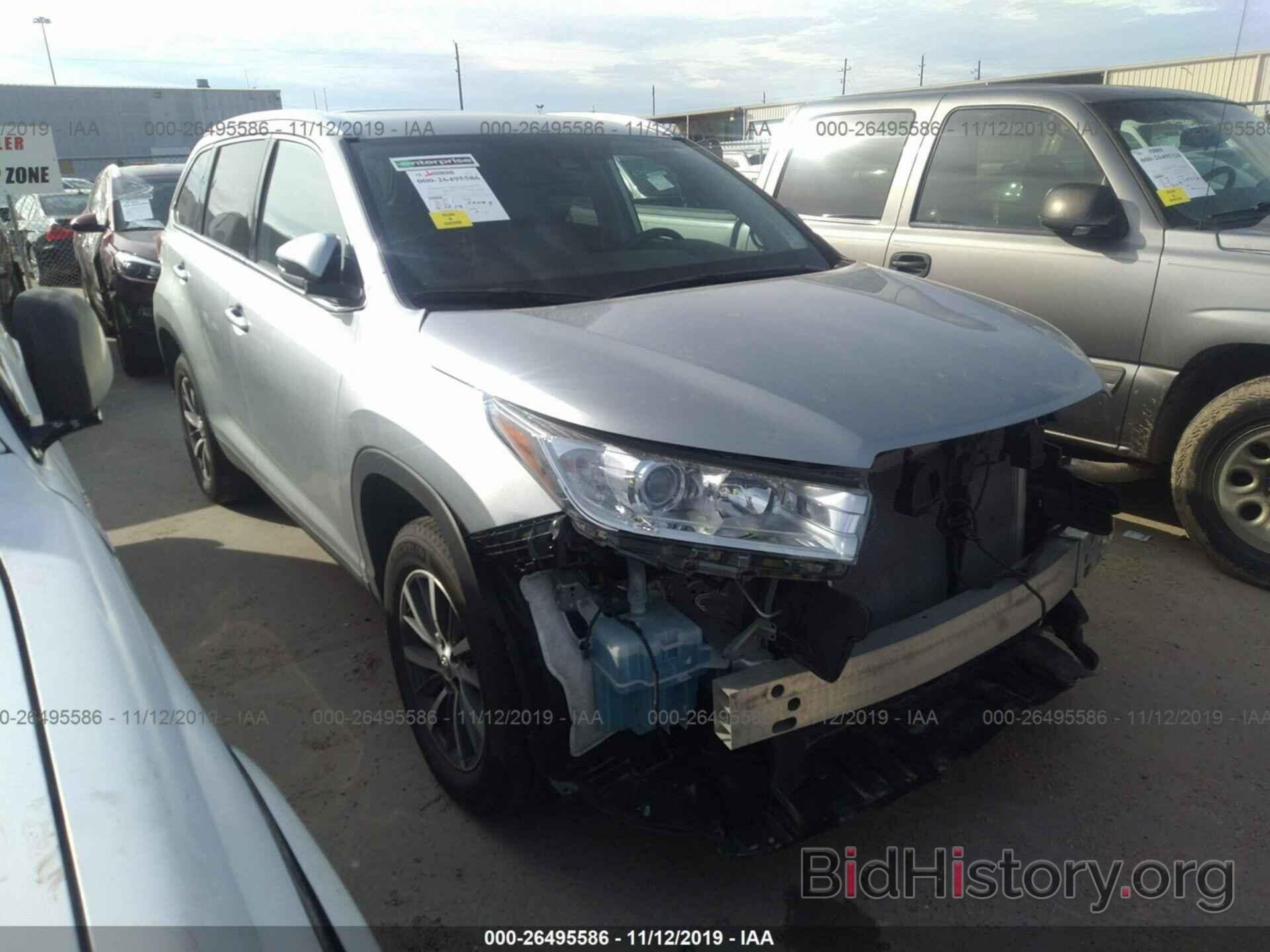 Фотография 5TDKZRFH5KS558118 - TOYOTA HIGHLANDER 2019