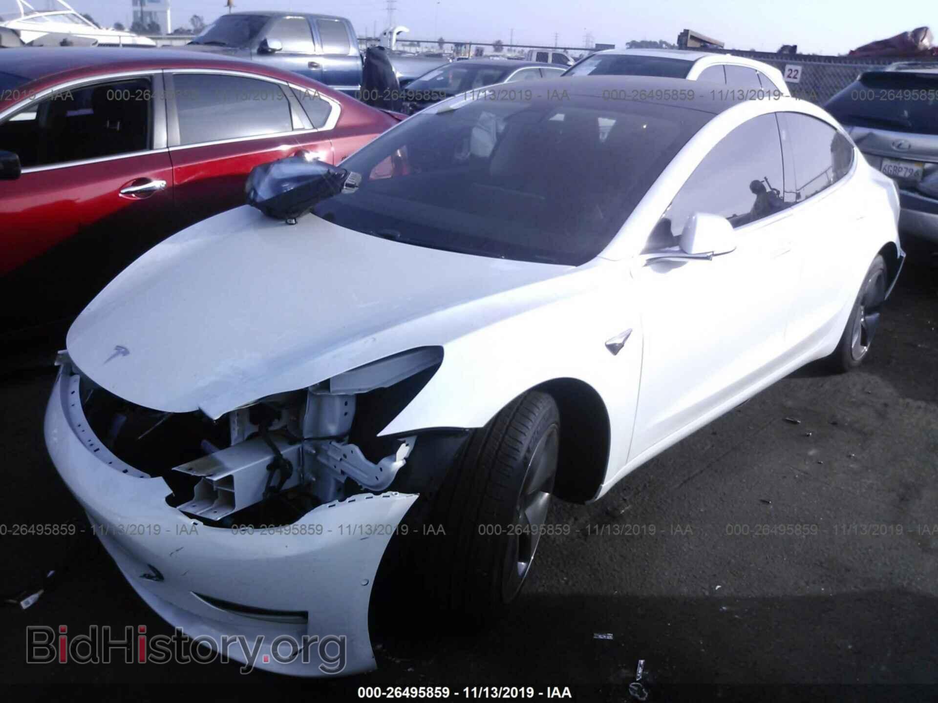 2019 TESLA MODEL 3 - VIN: 5YJ3E1EA6KF412319 - Фото 2