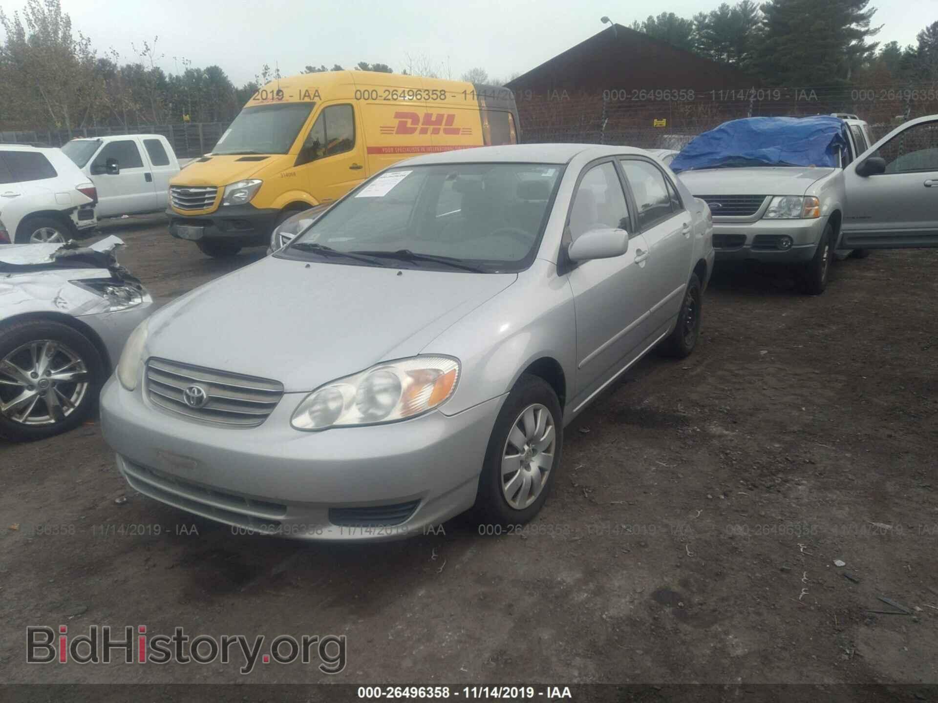 2003 TOYOTA COROLLA - VIN: 2T1BR32E93C022615 - Фото 2