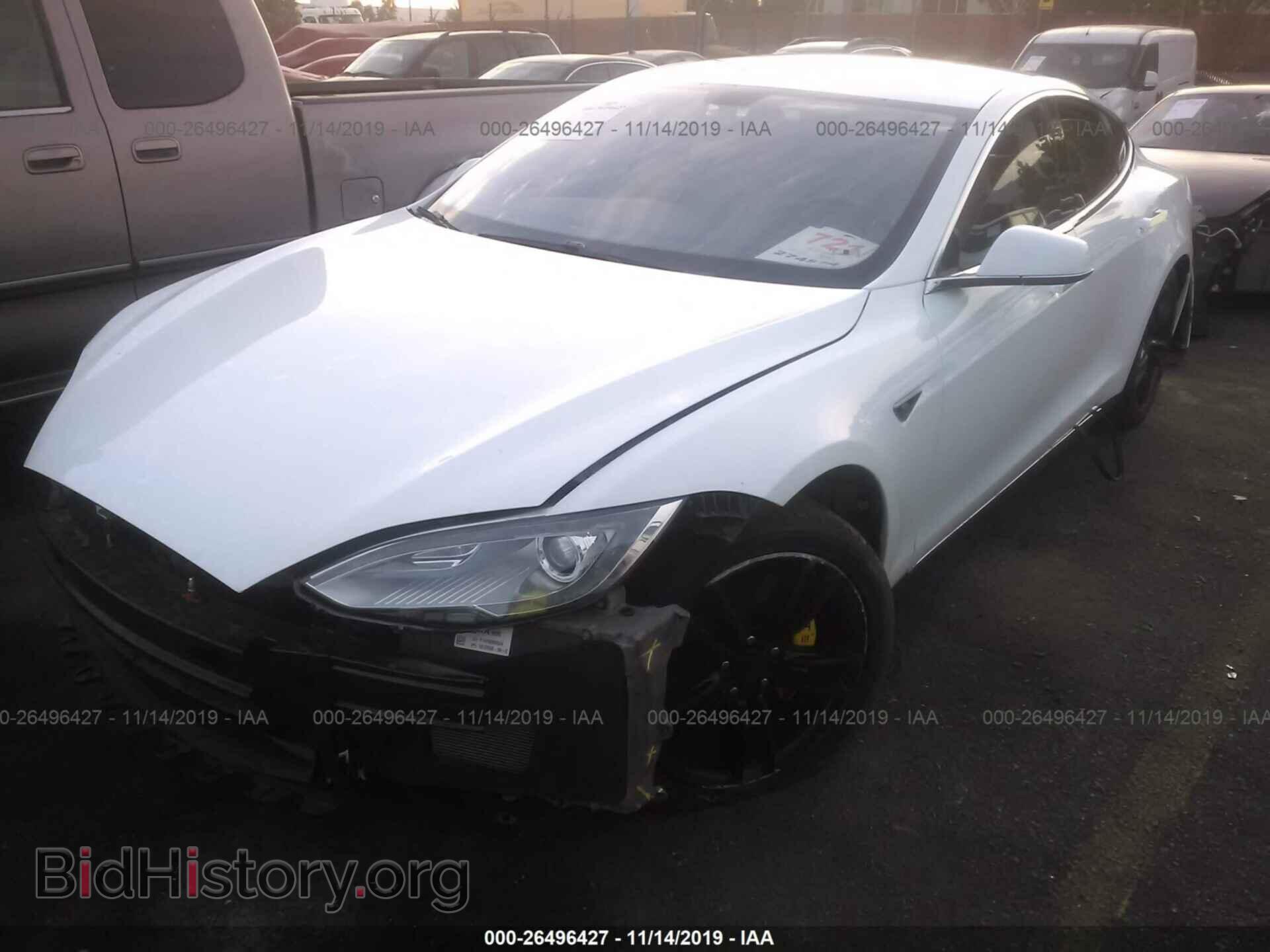 2014 TESLA MODEL S - VIN: 5YJSA1H13EFP45147 - Photo 2