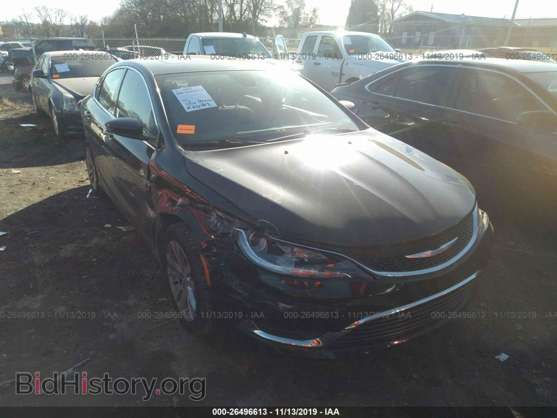 Фотография 1C3CCCAB6GN138911 - CHRYSLER 200 2016