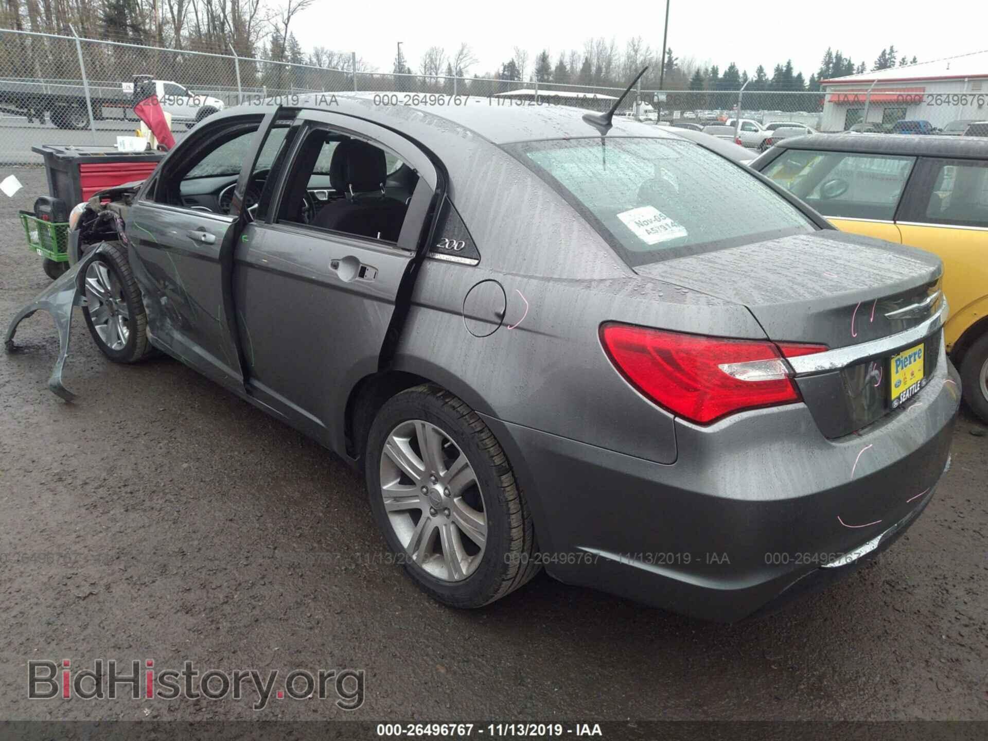 2012 CHRYSLER 200 - VIN: 1C3CCBBG3CN210291 - Фото 3