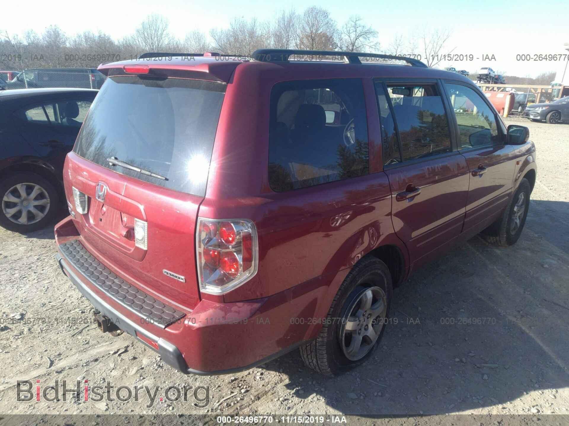 2006 HONDA PILOT - VIN: 2HKYF18726H512914 - Фото 4