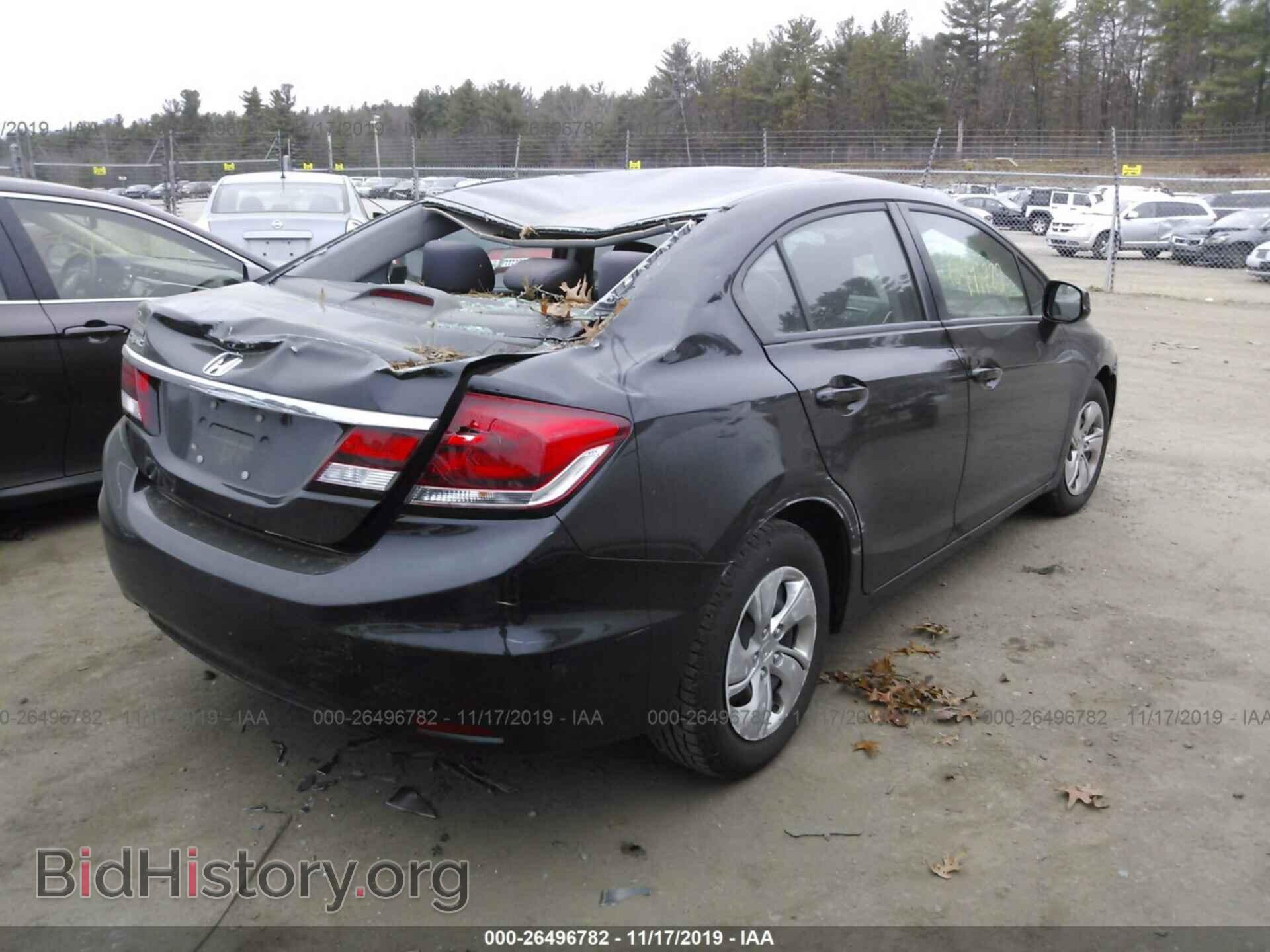 2013 HONDA CIVIC - VIN: 2HGFB2F5XDH597650 - Фото 4