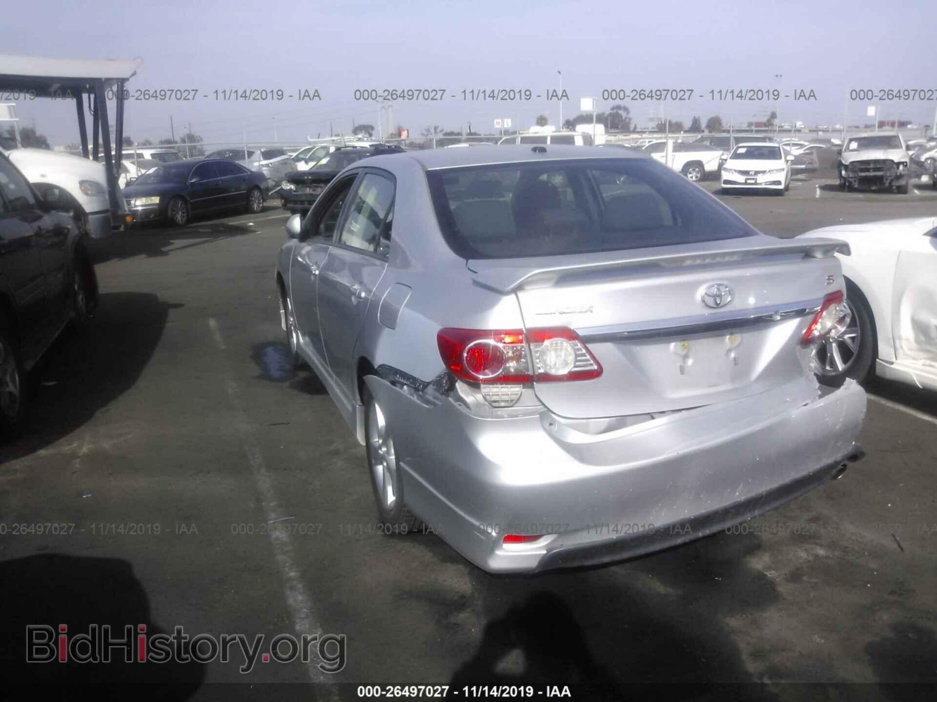 Photo 2T1BU4EE9CC893823 - TOYOTA COROLLA 2012