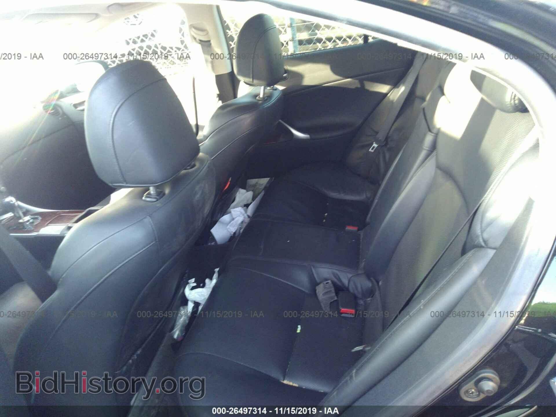 2008 LEXUS IS - VIN: JTHBE262X85021580 - Фото 8