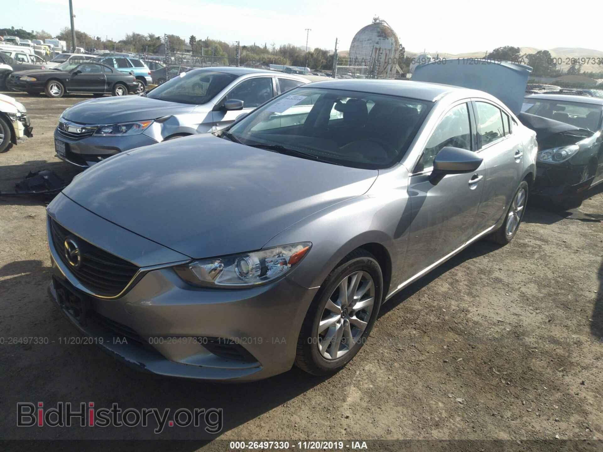 2014 MAZDA 6 - VIN: JM1GJ1U57E1104428 - Фото 2