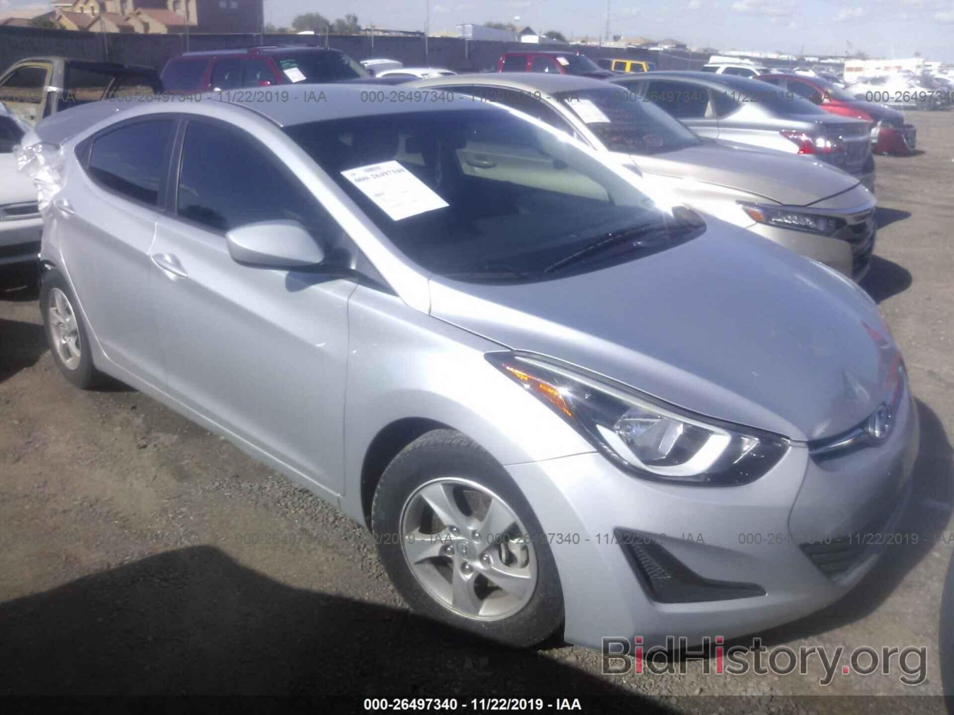 Photo 5NPDH4AE4EH524774 - HYUNDAI ELANTRA 2014