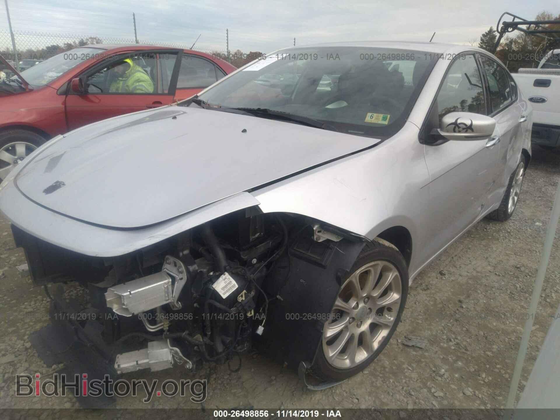 2013 DODGE DART - VIN: 1C3CDFCA3DD188735 - Фото 2