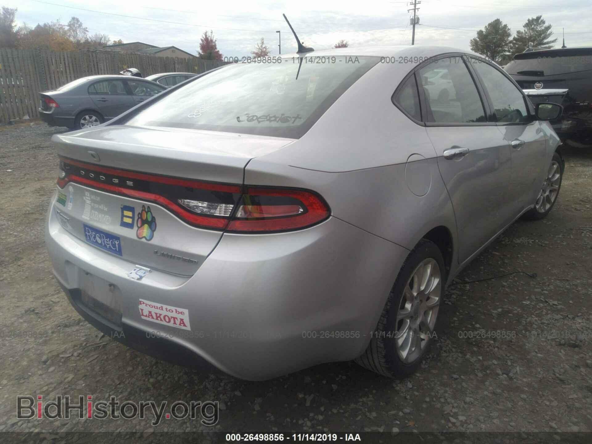 2013 DODGE DART - VIN: 1C3CDFCA3DD188735 - Фото 4