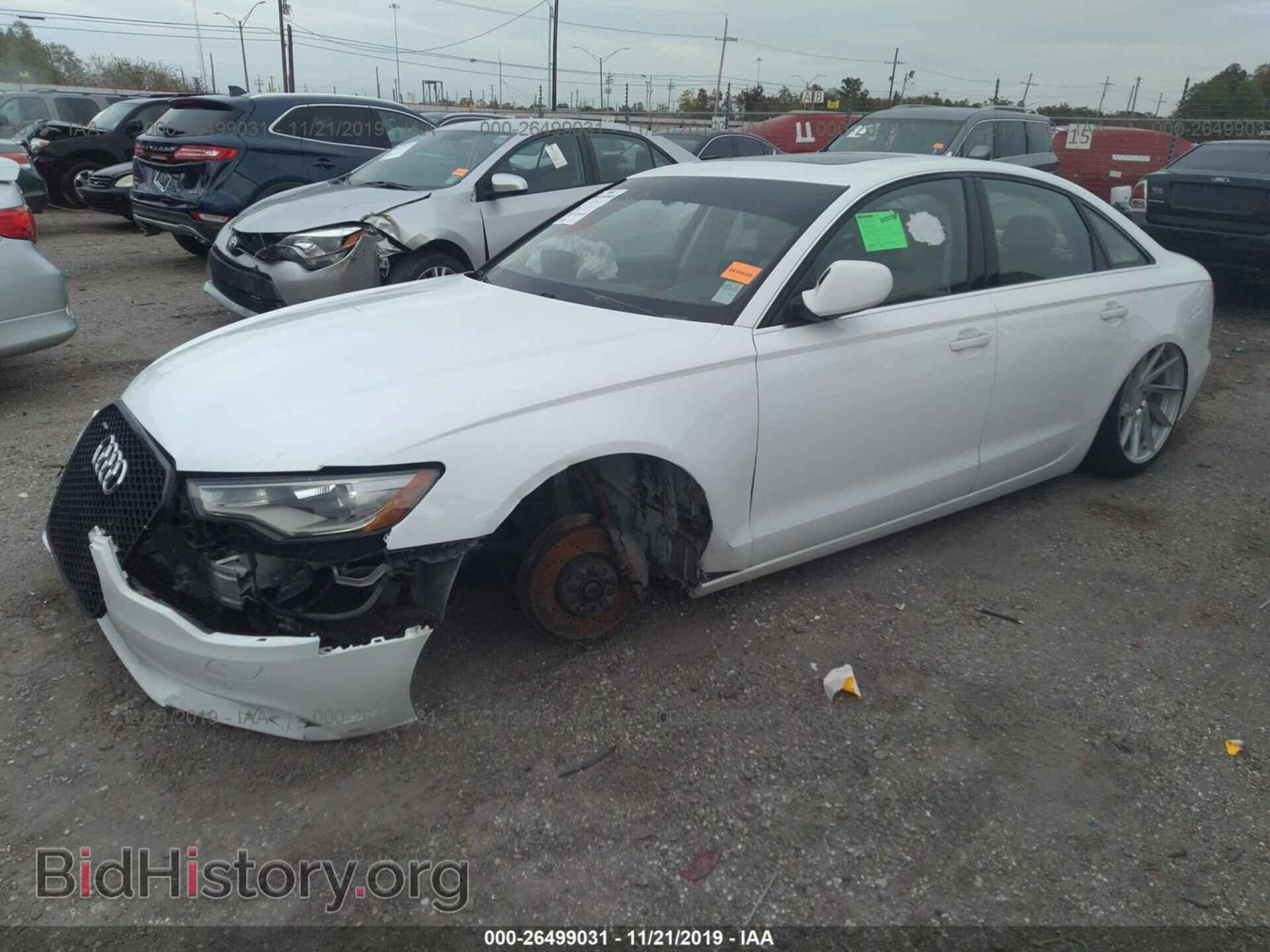 2013 AUDI A6 - VIN: WAUGFAFC7DN089804 - Фото 2