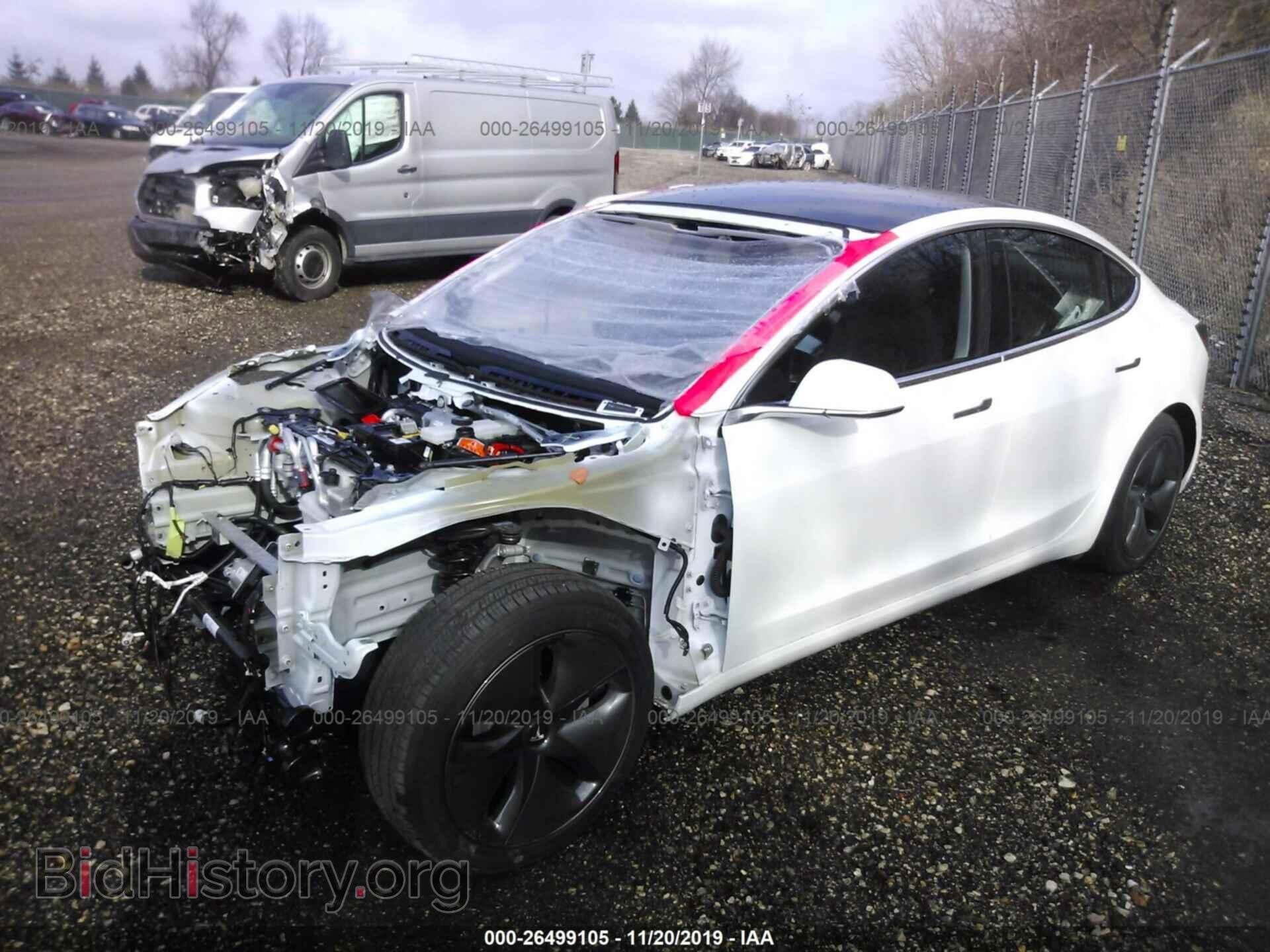 2019 TESLA MODEL 3 - VIN: 5YJ3E1EB3KF493773 - Фото 2