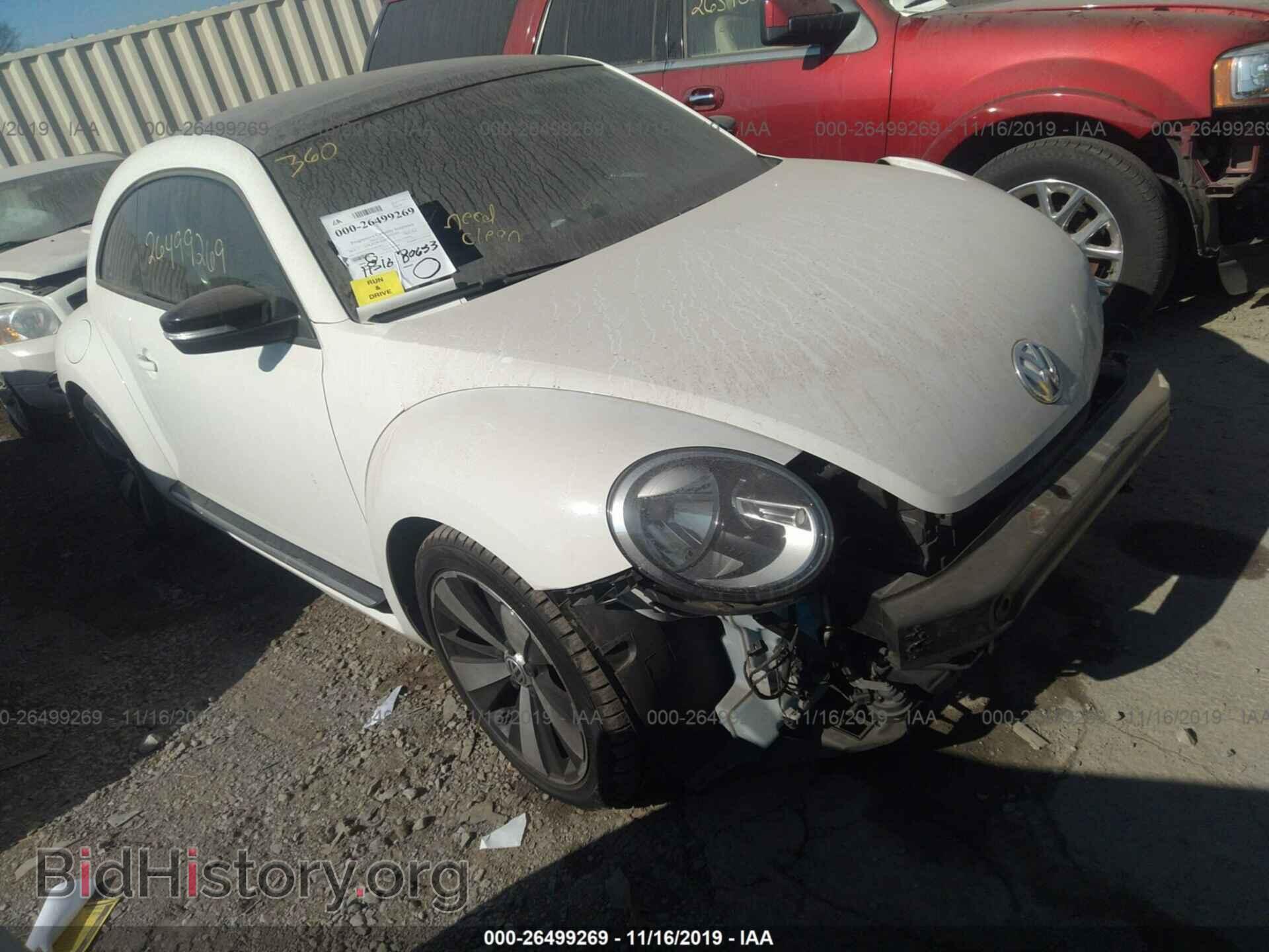 Photo 3VWVA7AT1CM625817 - VOLKSWAGEN BEETLE 2012