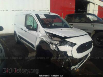 2019 Ford TRANSIT CONNECT XLT, белый — VIN NM0LS7F25K1389642, IAAI