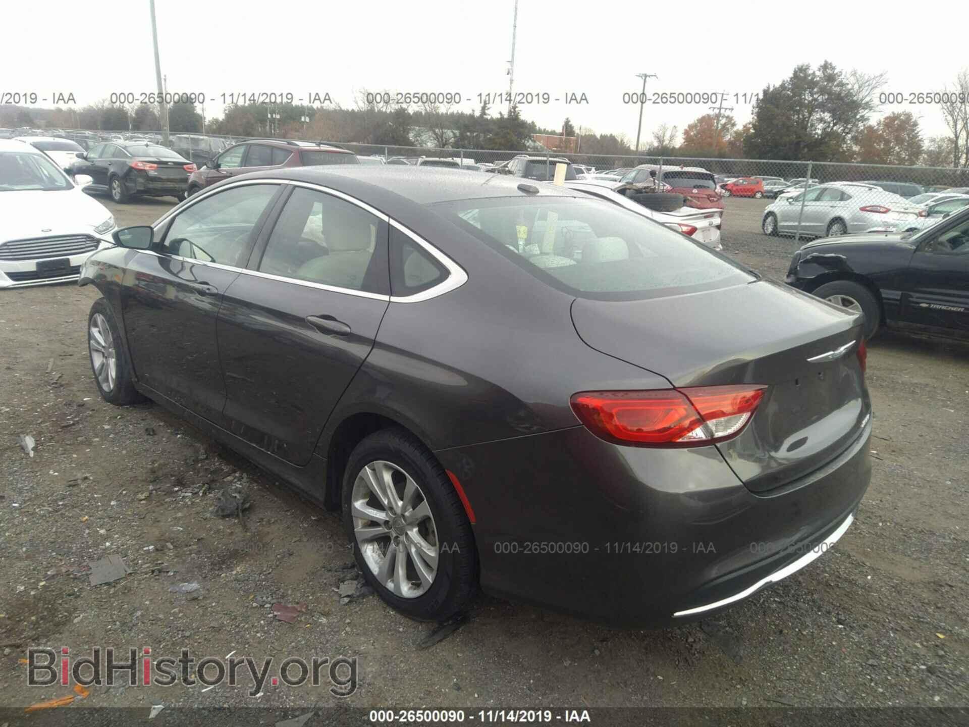 2015 Chrysler 200 - VIN: 1C3CCCAB0FN558226 - Photo 3