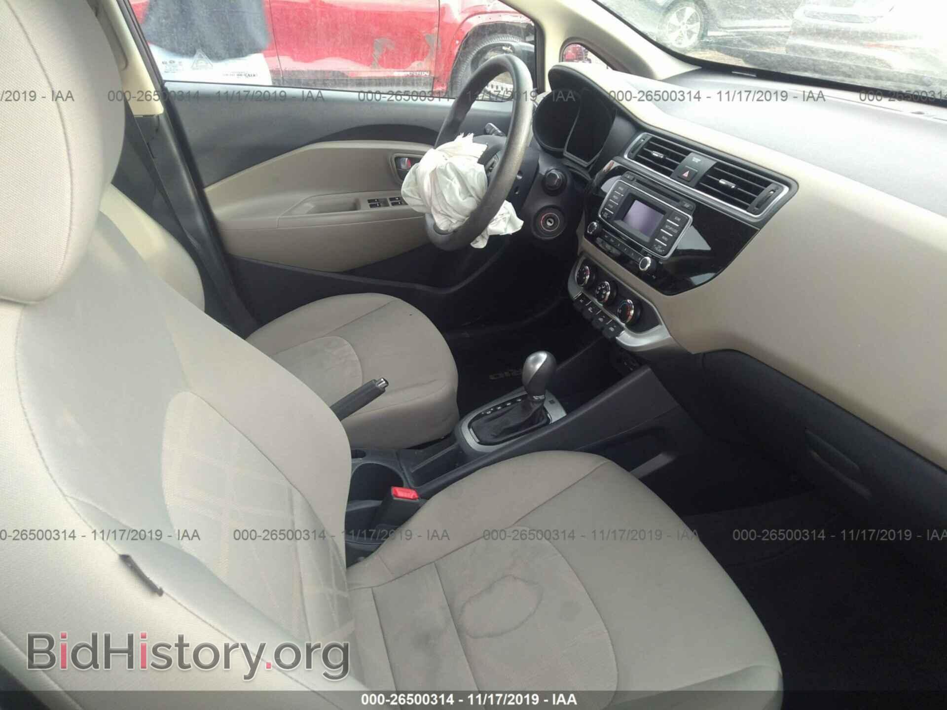 2016 KIA RIO - VIN: KNADM4A32G6541741 - Фото 5