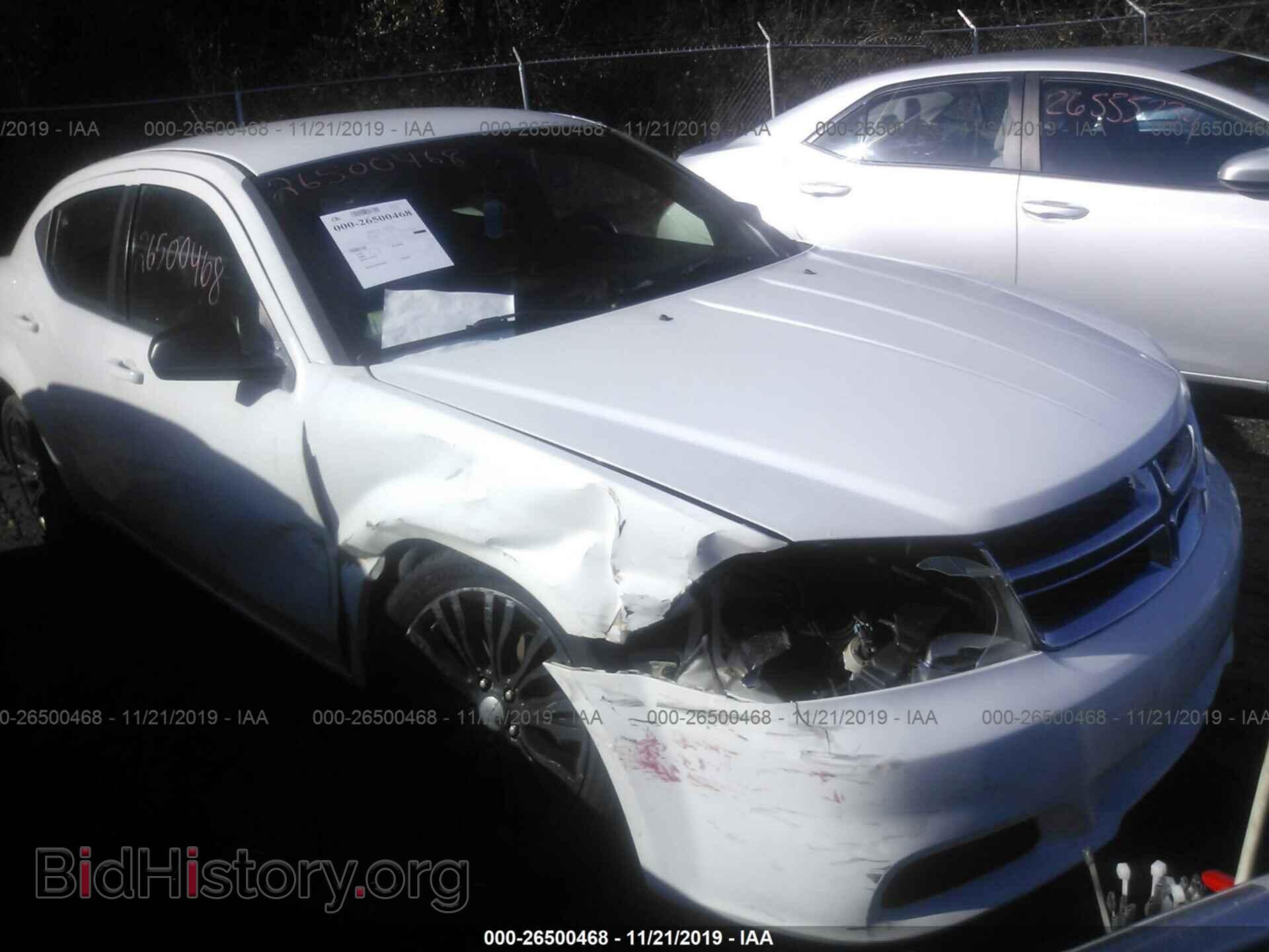 Фотография 1C3CDZAB2DN537102 - DODGE AVENGER 2013