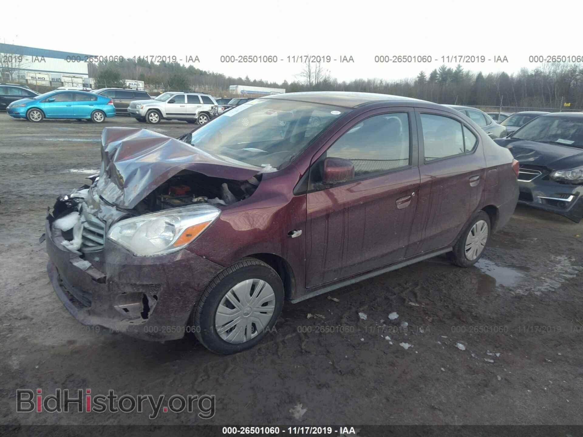 2019 MITSUBISHI MIRAGE - VIN: ML32F3FJ3KHF15559 - Фото 2