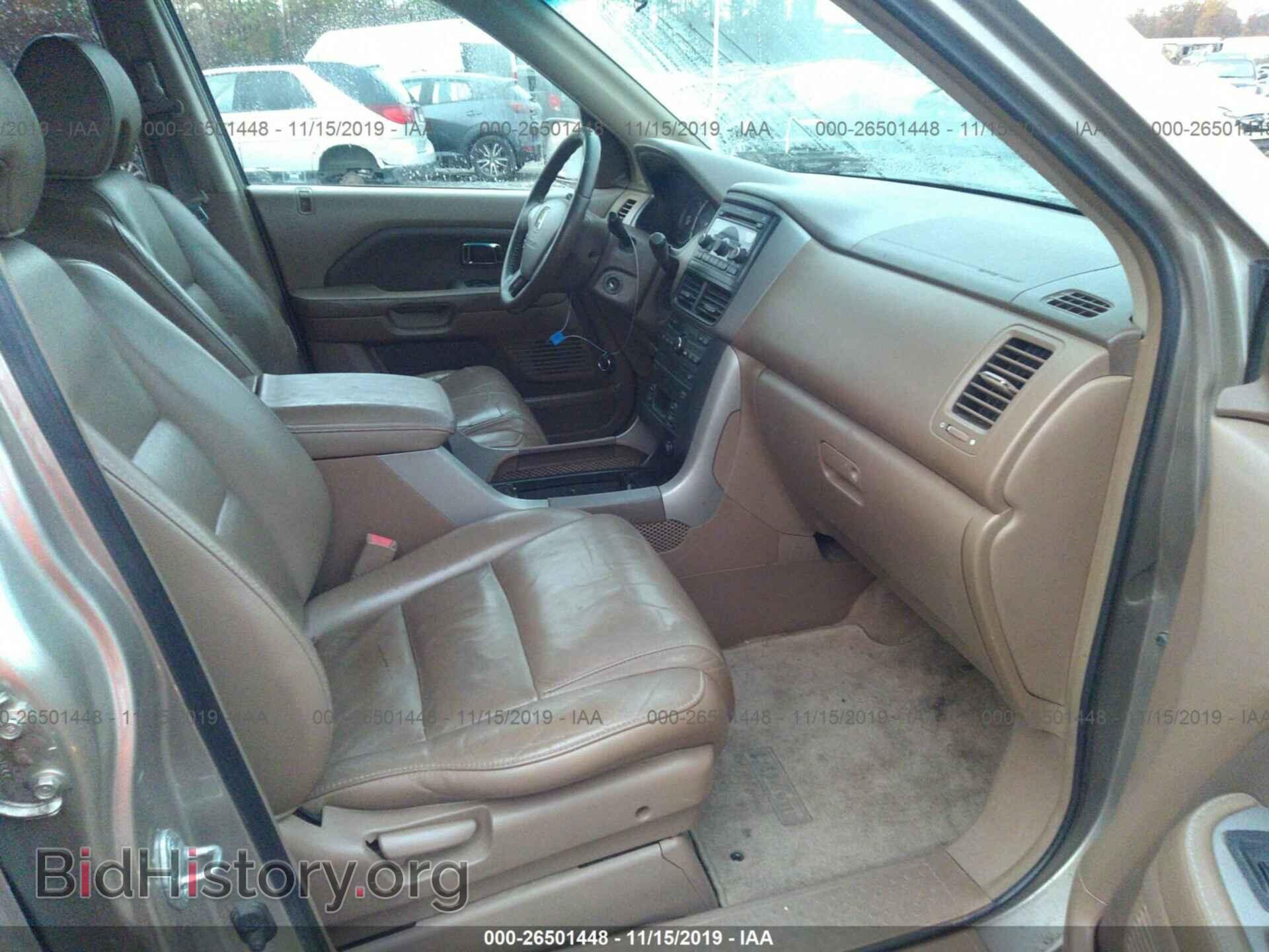 2006 HONDA PILOT - VIN: 2HKYF18676H516223 - Фото 5