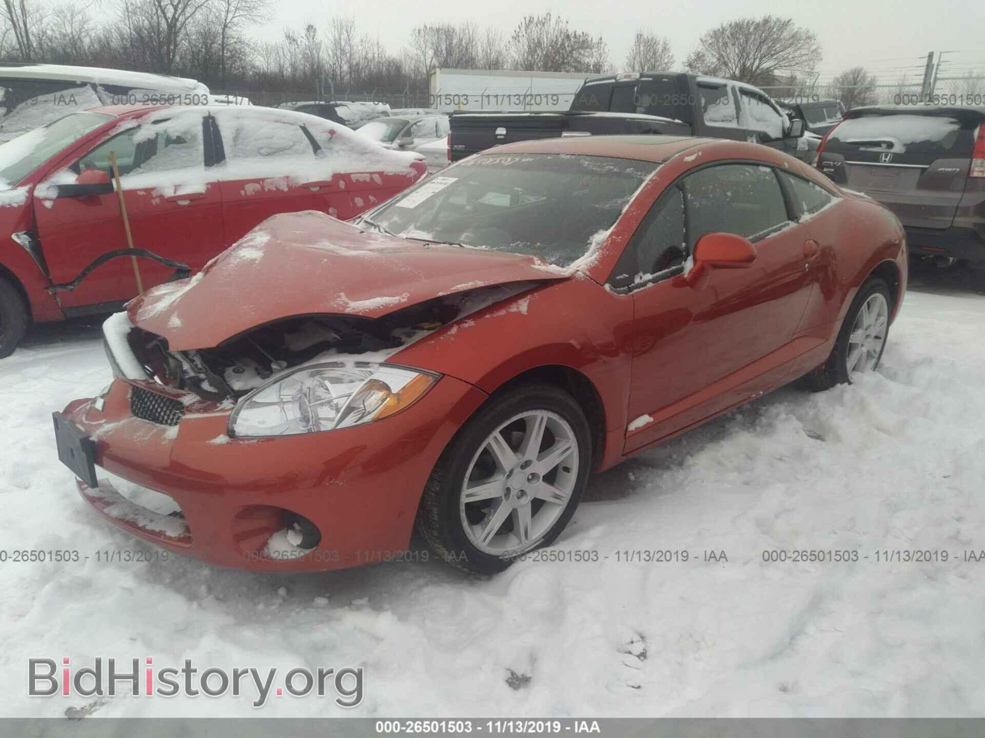 2007 MITSUBISHI ECLIPSE - VIN: 4A3AK64F97E073751 - Фото 2